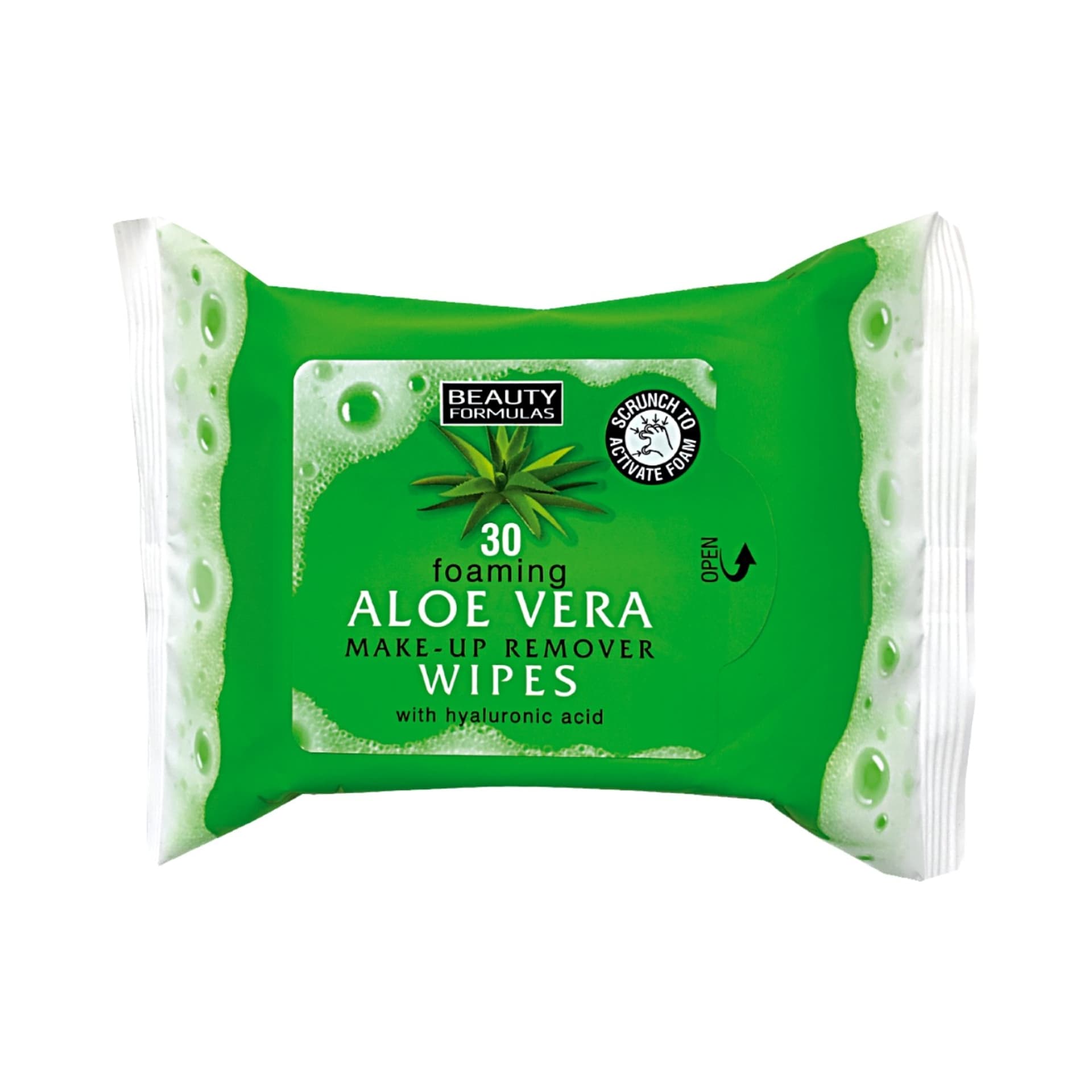 

Beauty Formulas Chusteczki do demakijażu twarzy Aloe Vera 1op.-30szt