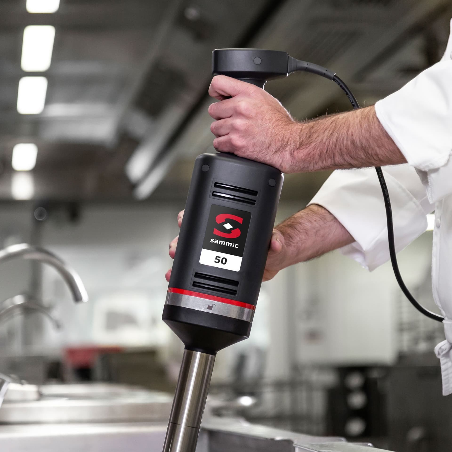 

Mikser blender ręczny z ramieniem miksującym rozdrabniającym XM-51 570 W - Sammic 3030684