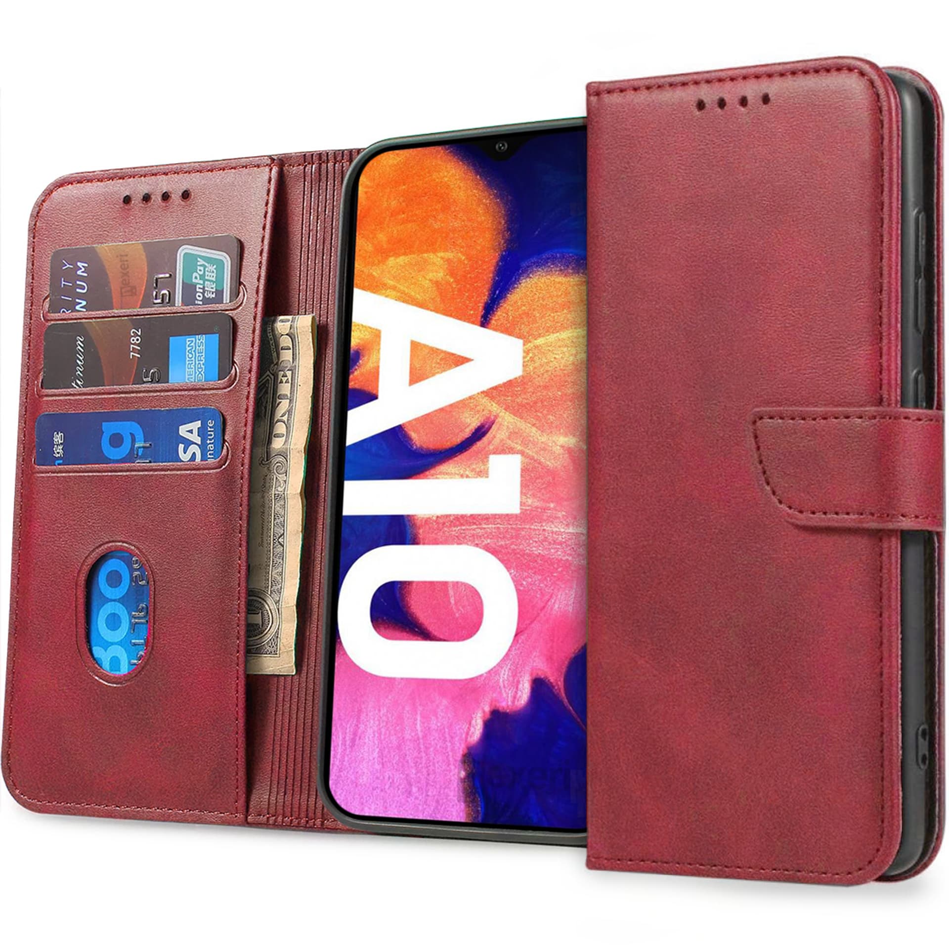 

Etui SAMSUNG GALAXY A10 Nexeri Wallet czerwone