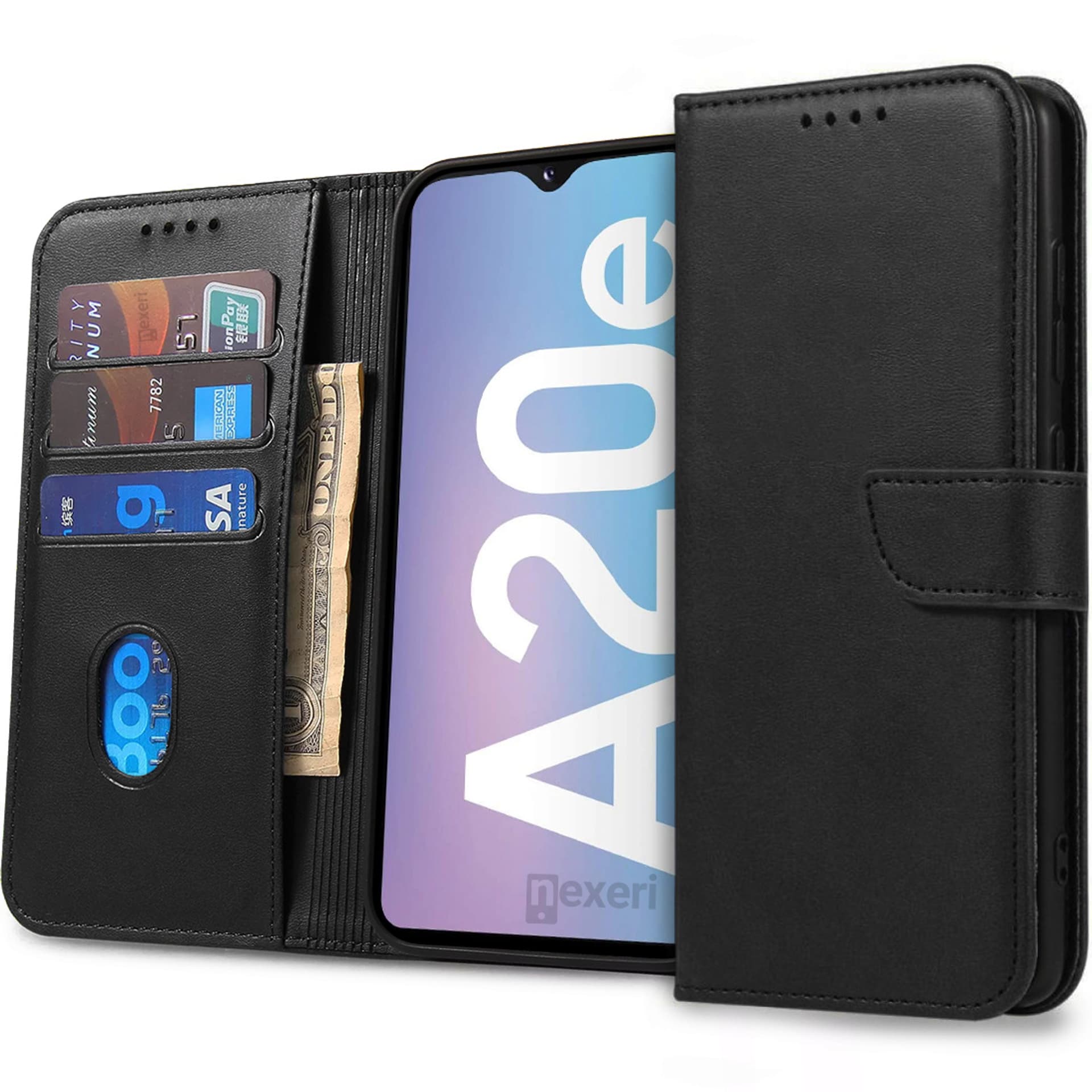 

Etui SAMSUNG GALAXY A20E Nexeri Wallet czarne