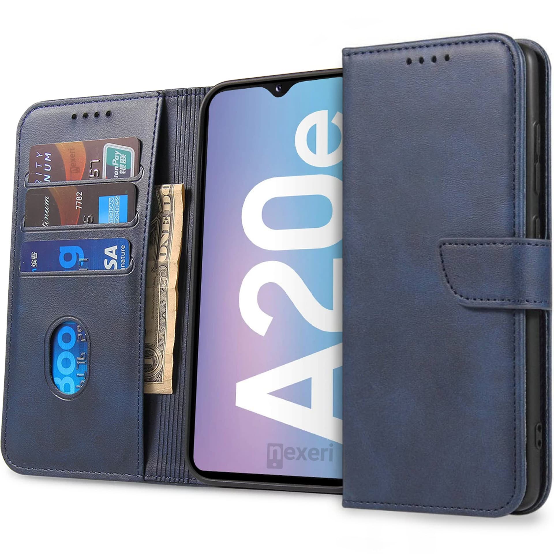 

Etui SAMSUNG GALAXY A20E Nexeri Wallet granatowe