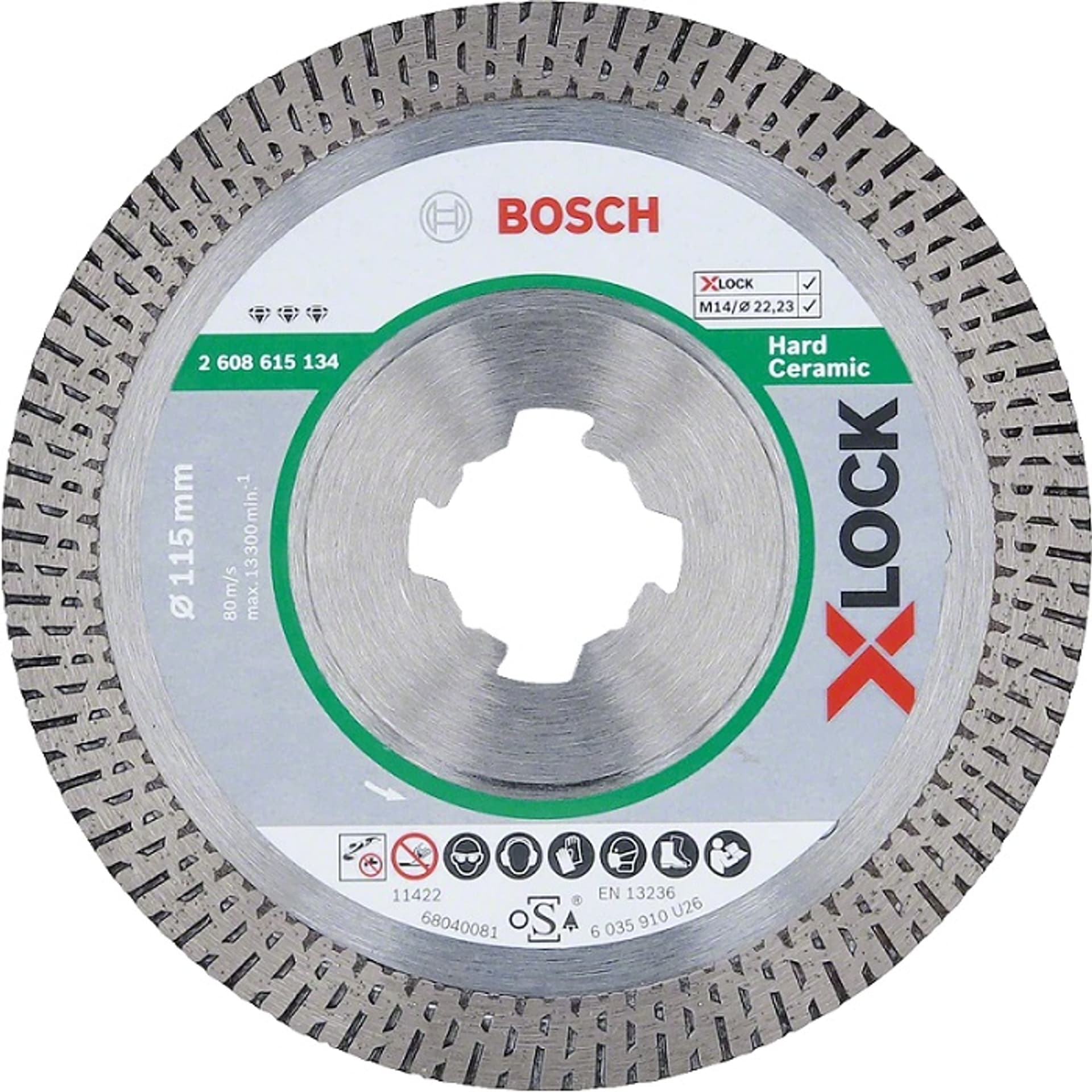 

TARCZA DIAMENTOWA HARD CERAMIC 125*1.4 X-LOCK