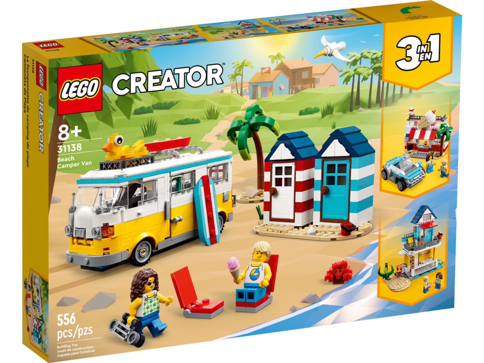 

LEGO Creator 3 w 1 Kamper na plaży 31138