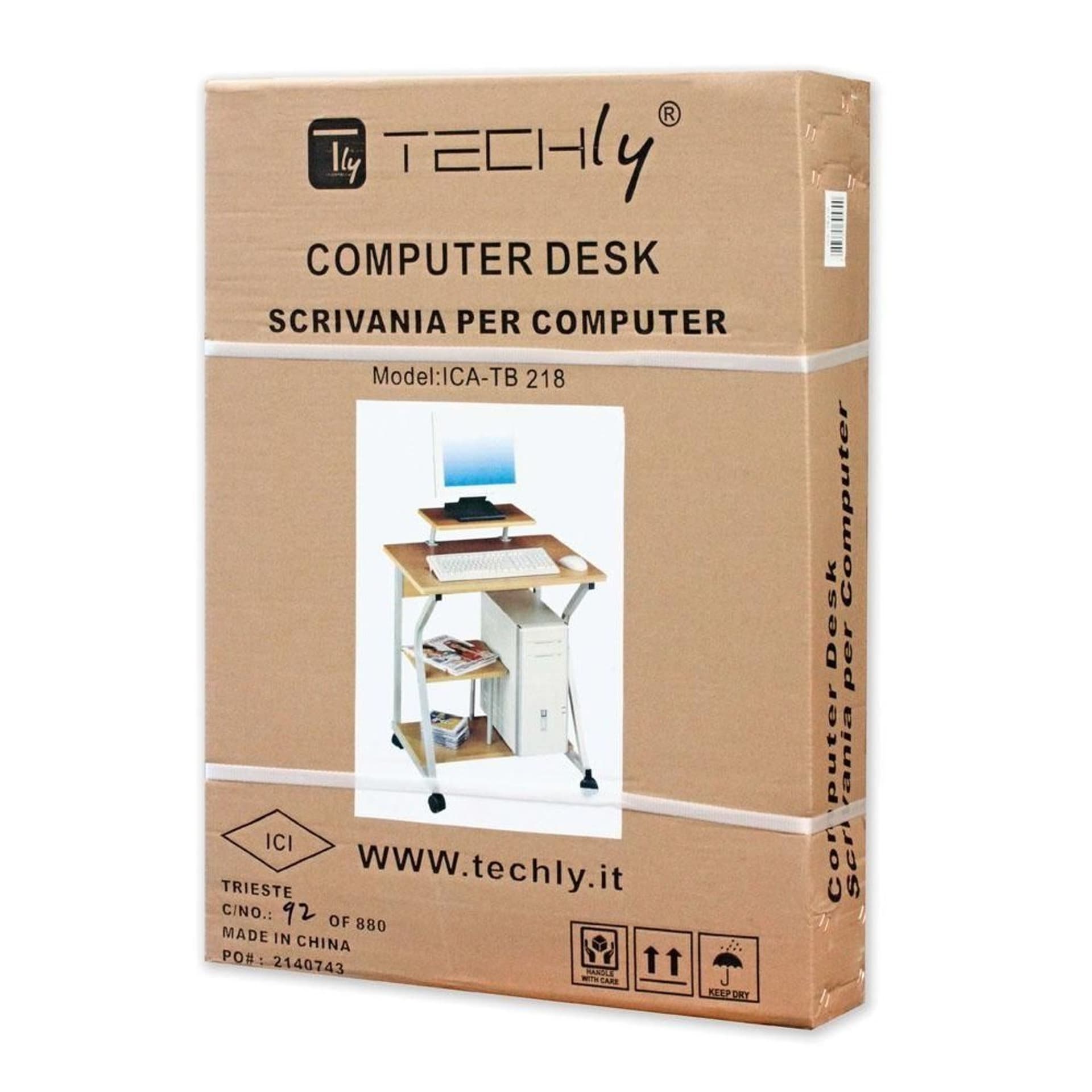 

TECHLY MAŁE BIURKO KOMPUTEROWE 700X500 STOLIK Z NA