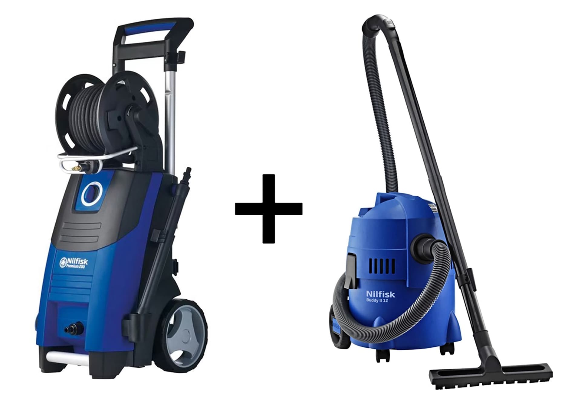 

NILFISK Myjka PREMIUM 200-15 - CAR WASH+NILFISK Odkurzacz sucho-mokro BUDDY II 12L