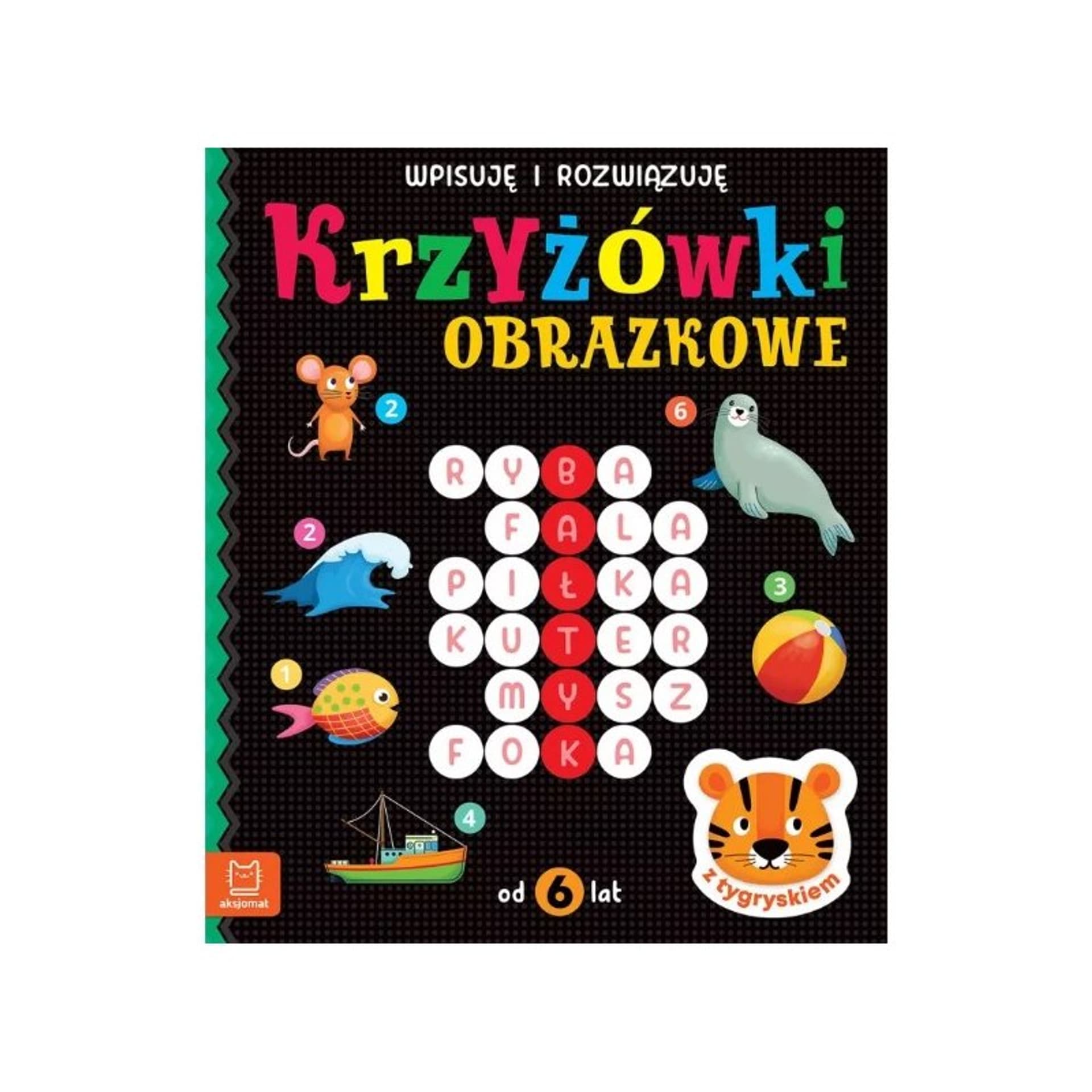 

Krzyżówki obrazkowe z tygrysem