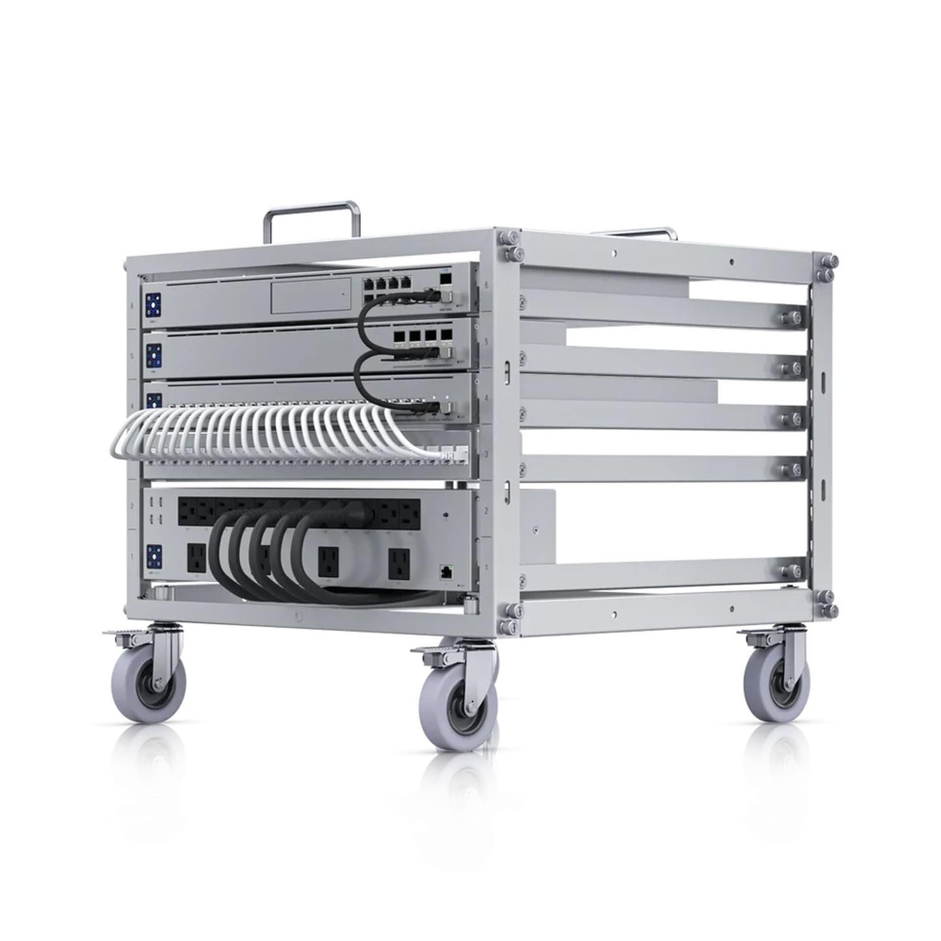 

UBIQUITI U-RACK-6U-TL UNIFI OPEN FRAME 6U MOBILE RACK, TOOL LESS