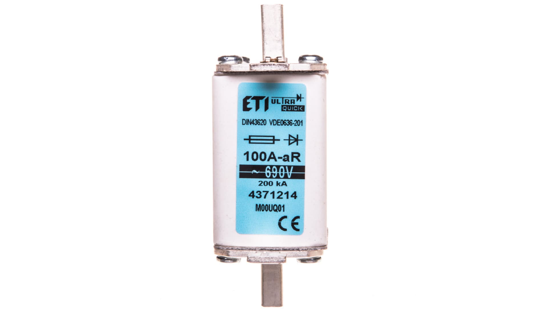 

Wkładka bezpiecznikowa NH00 100A aR 690V M00UQ01 004371214