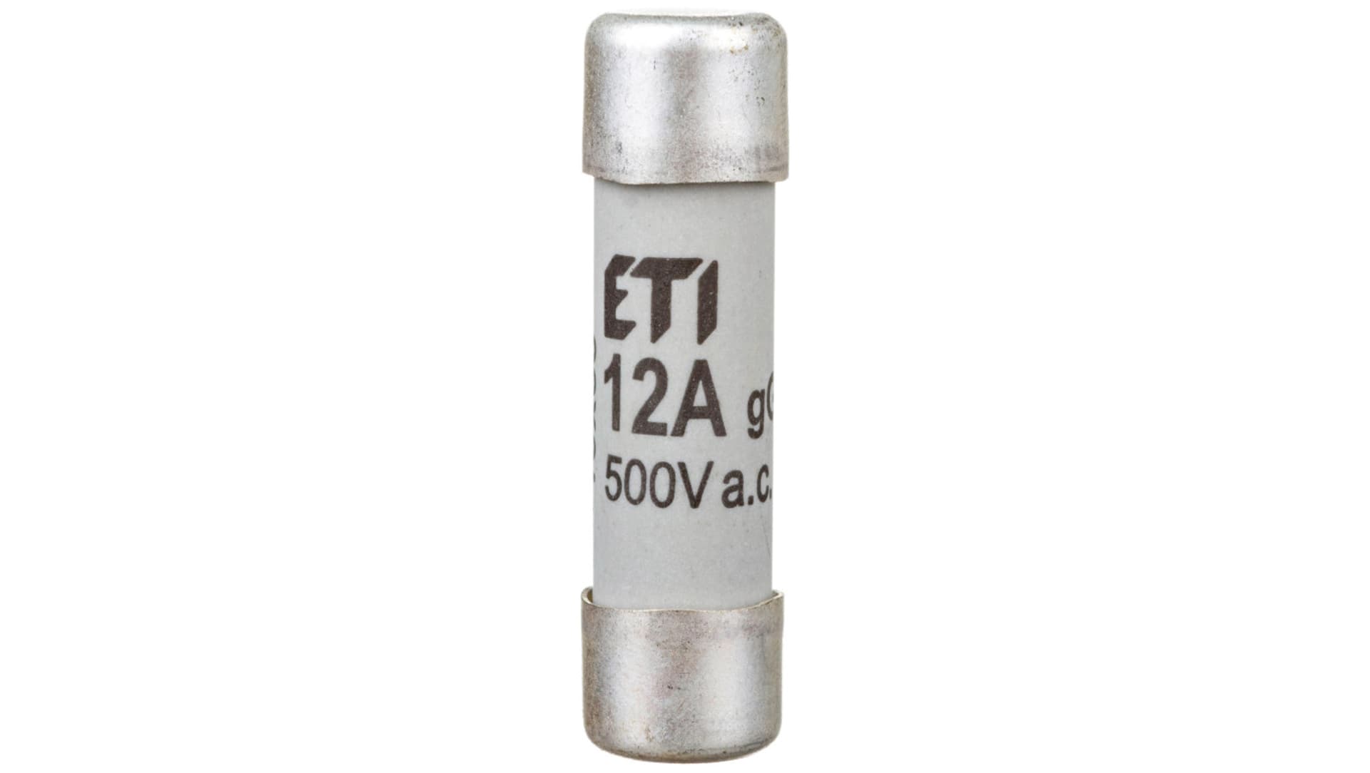 

Wkładka bezpiecznikowa cylindryczna 10x38mm 12A gG 500V CH10 002620008