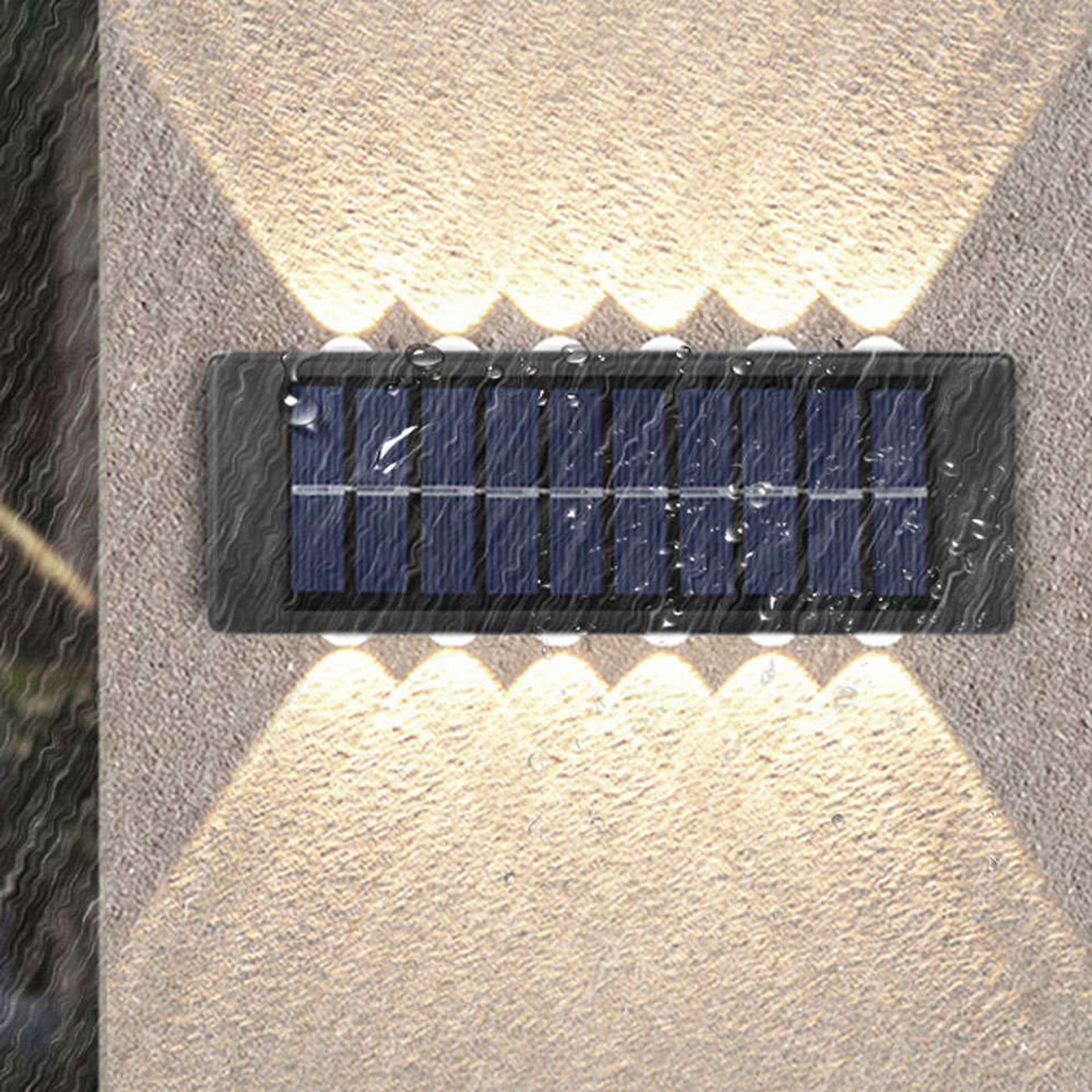 

Dwie lampy solarne z czujnikiem zmierzchu 12 LED