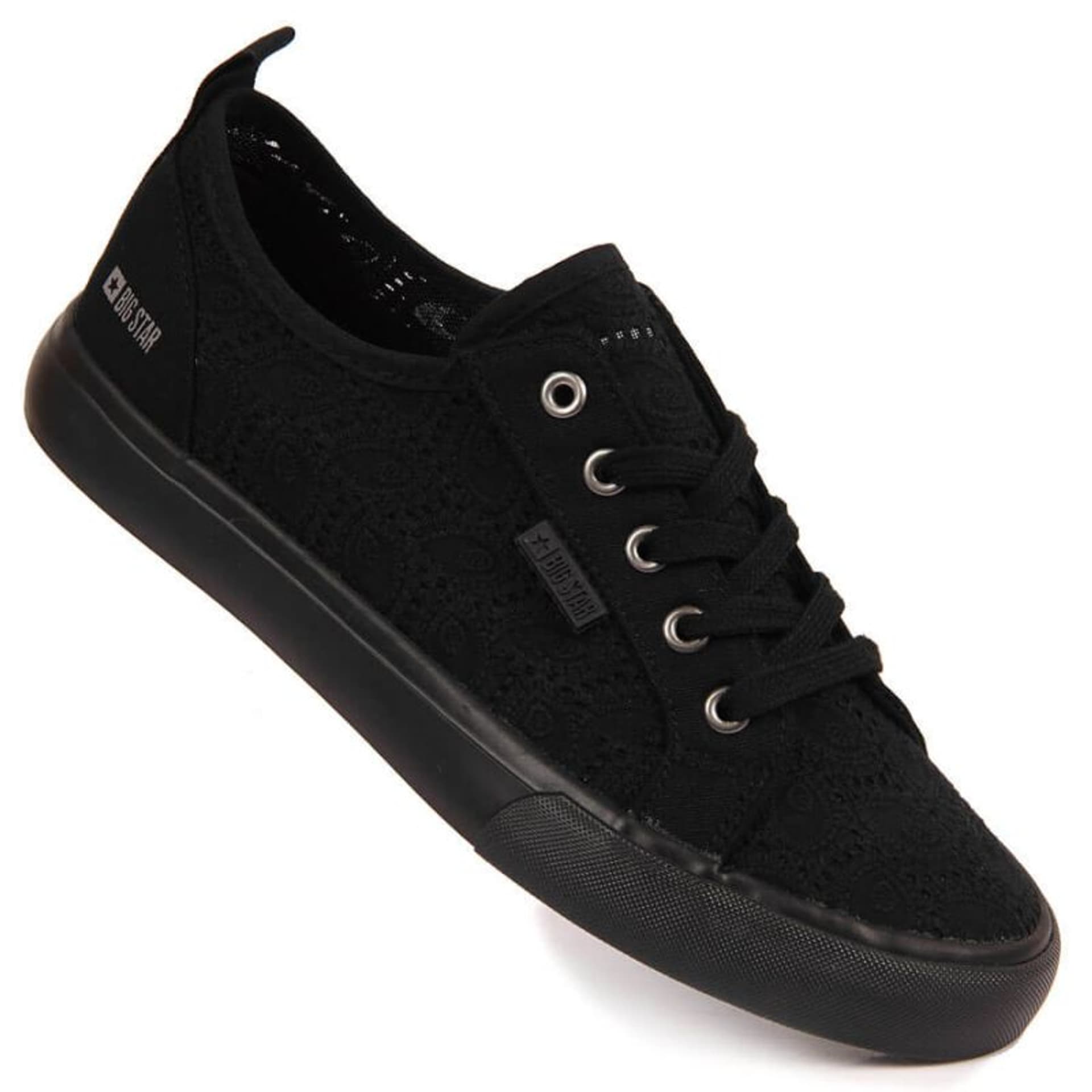 

Trampki niskie koronkowe Big Star W JJ274064 (kolor Czarny, rozmiar 39)