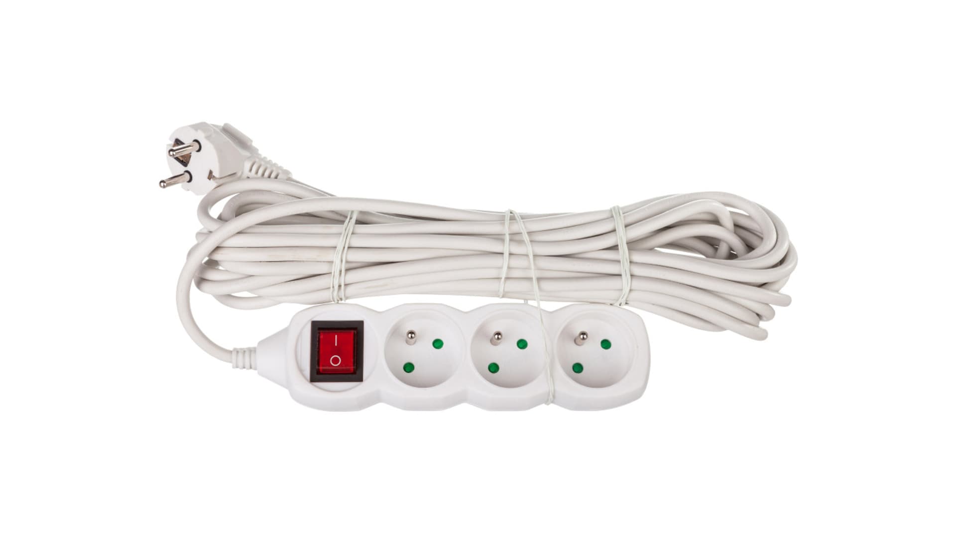 

Przedłużacz z wyłącznikiem 3-gniazda z/u 10m /H05VV-F 3G1/ biały P1310