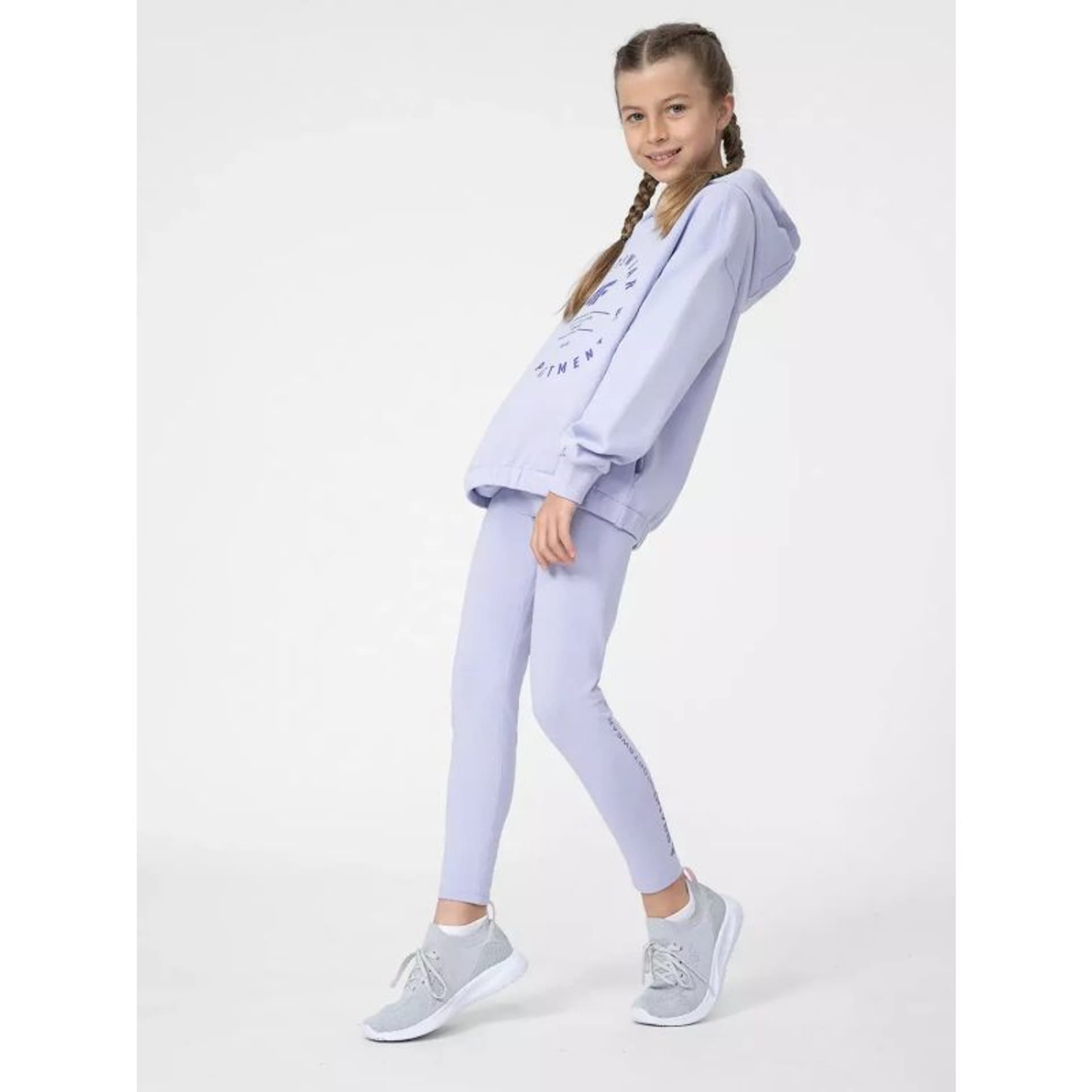 

Legginsy 4F Jr 4FJSS23TTIGF039 (kolor Fioletowy)