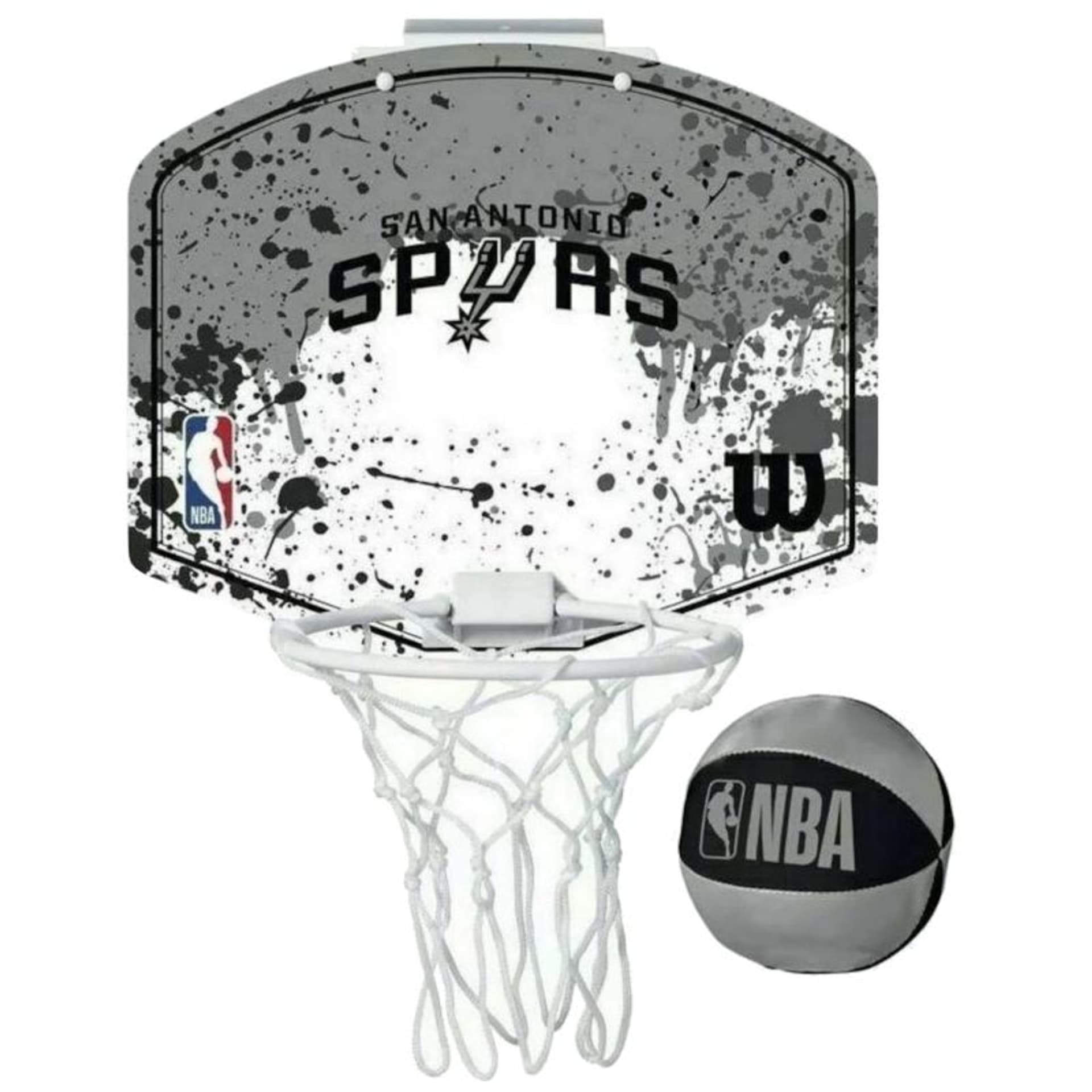 

Tablica do koszykówki Wilson NBA Team San Antonio Spurs Mini Hoop (kolor Szary/Srebrny, rozmiar, Kolor szary/srebrny/rozmiar one size