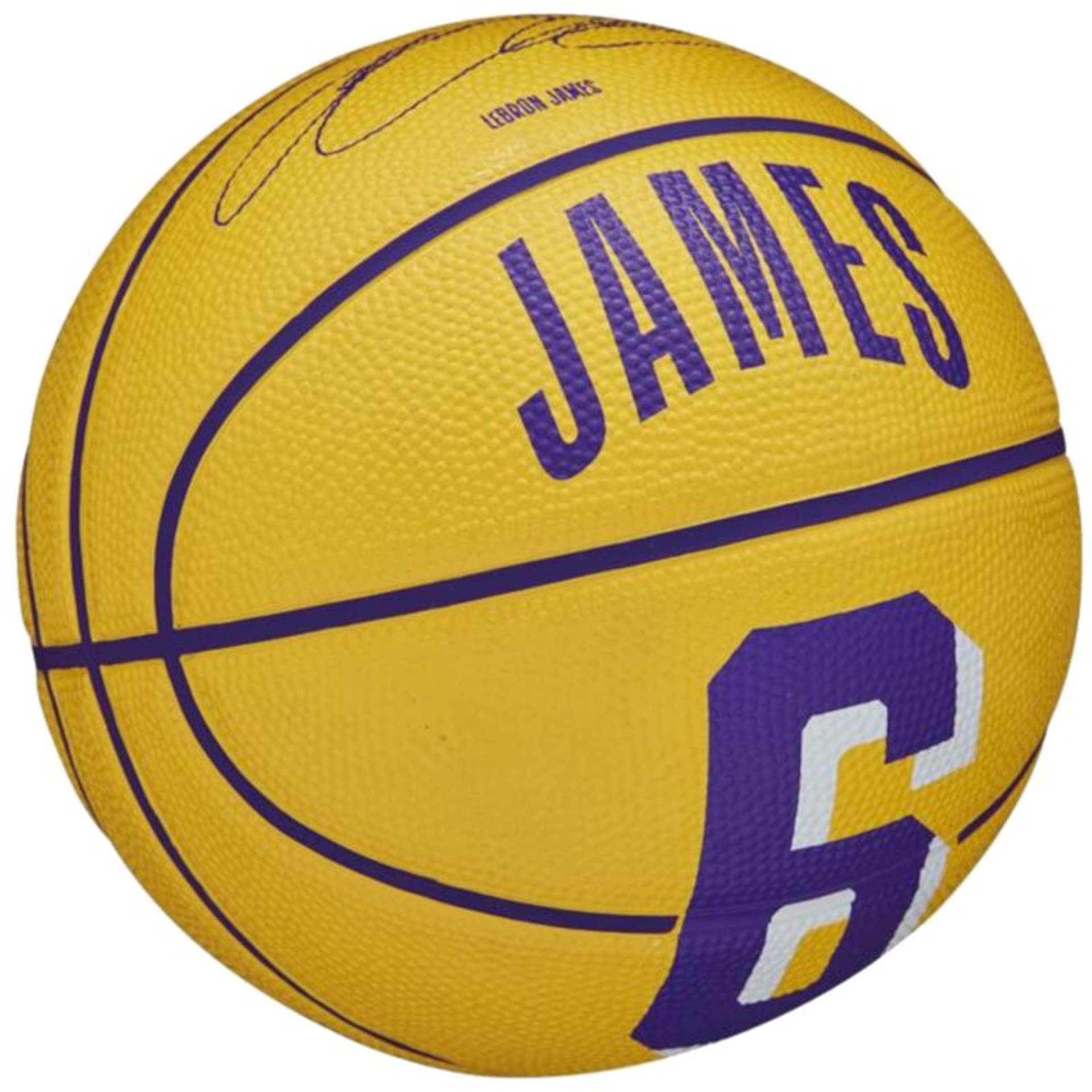 

Piłka do koszykówki Wilson NBA Player Icon LeBron James Mini Ball (kolor Żółty, rozmiar 3)