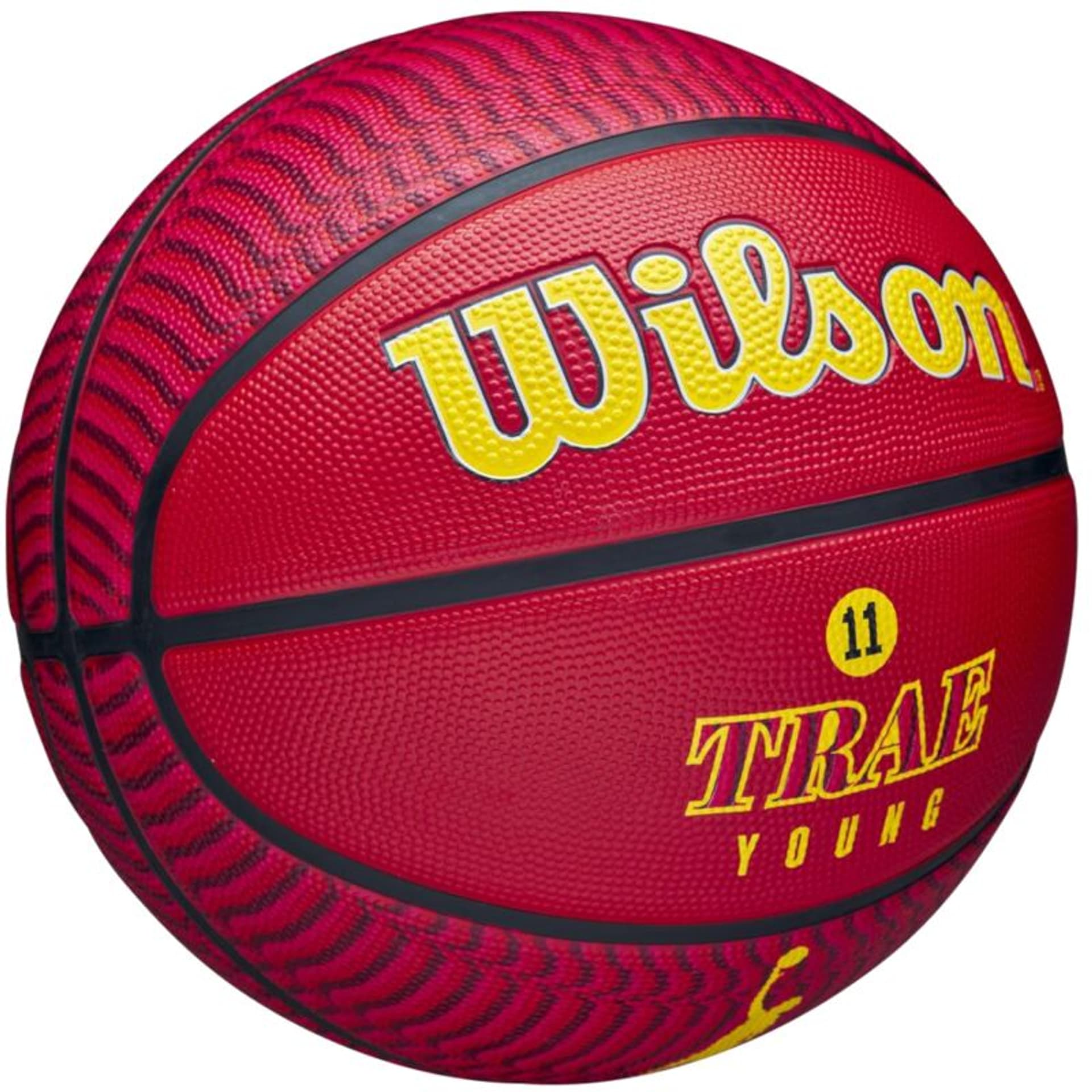 

Piłka do koszykówki Wilson NBA Player Icon Trae Young Outdoor Ball (kolor Czerwony, rozmiar 7)