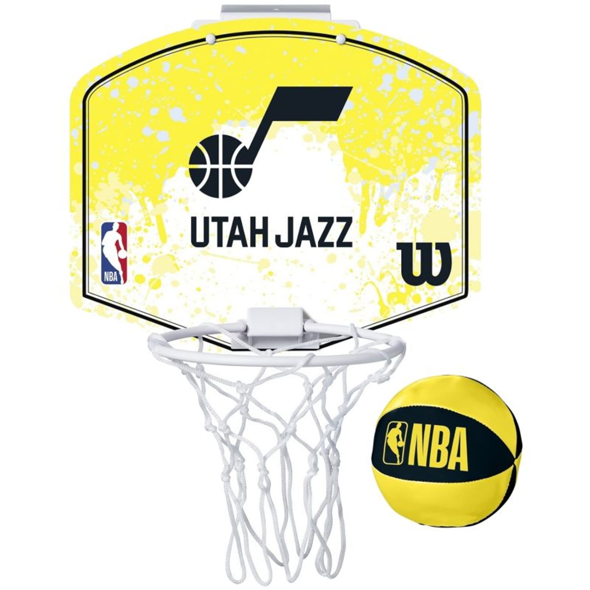 

Tablica do koszykówki Wilson NBA Team Utah Jazz Mini Hoop (kolor Żółty, rozmiar, Kolor żółty/rozmiar one size