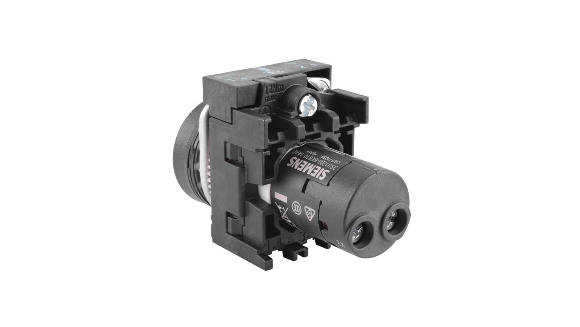 

Sygnalizator akustyczny 22 mm okrągły tworzywo sztuczne czarne ciągły 2,4 kHz IP40 3SU1200-6KB10-1AA0