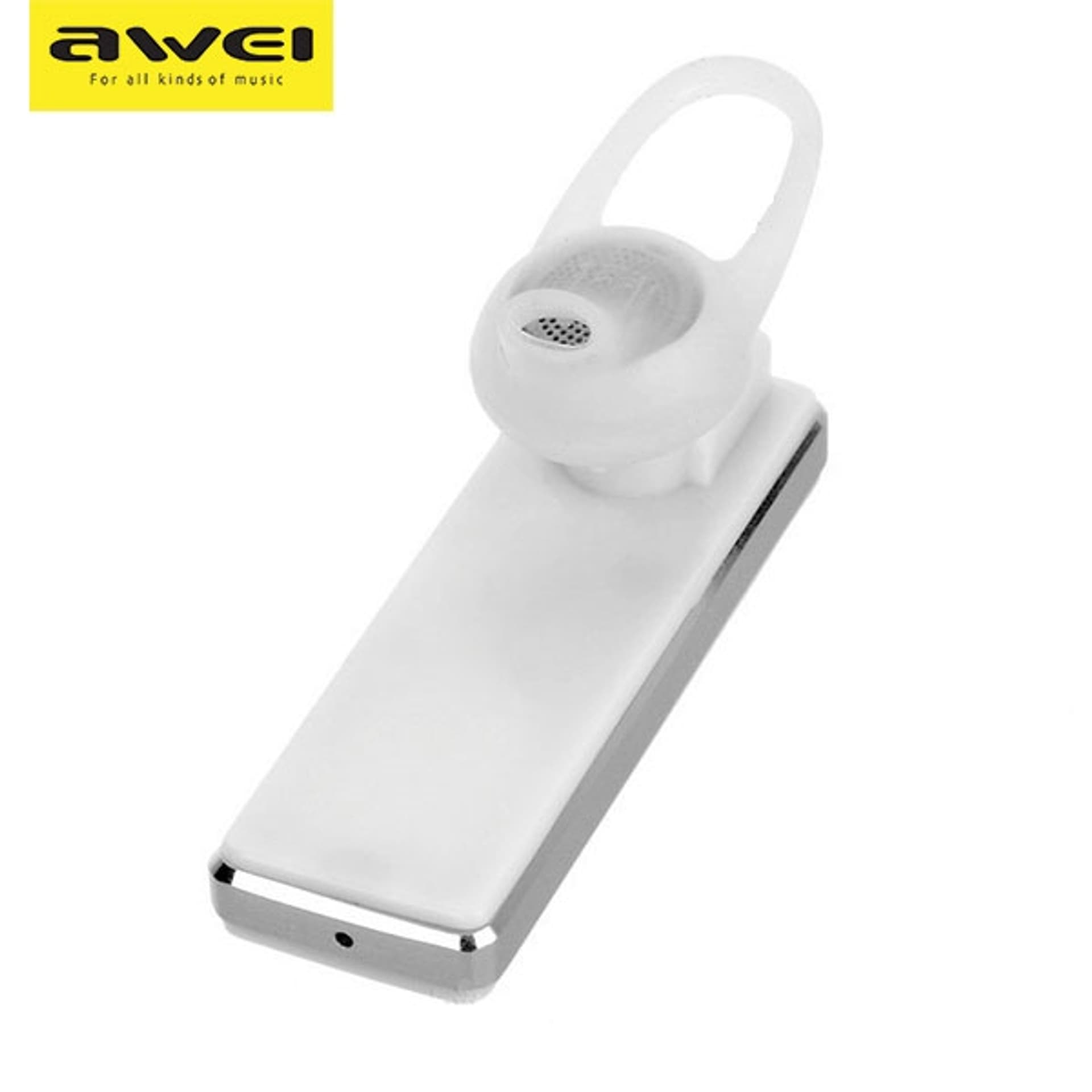 

AWEI słuchawka Bluetooth mono A850BL biały/white