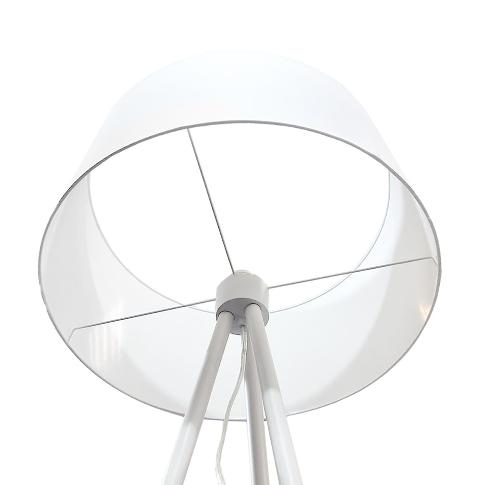 

Tripod Lampa Podłogowa 1xE27 40W Biały/Biały