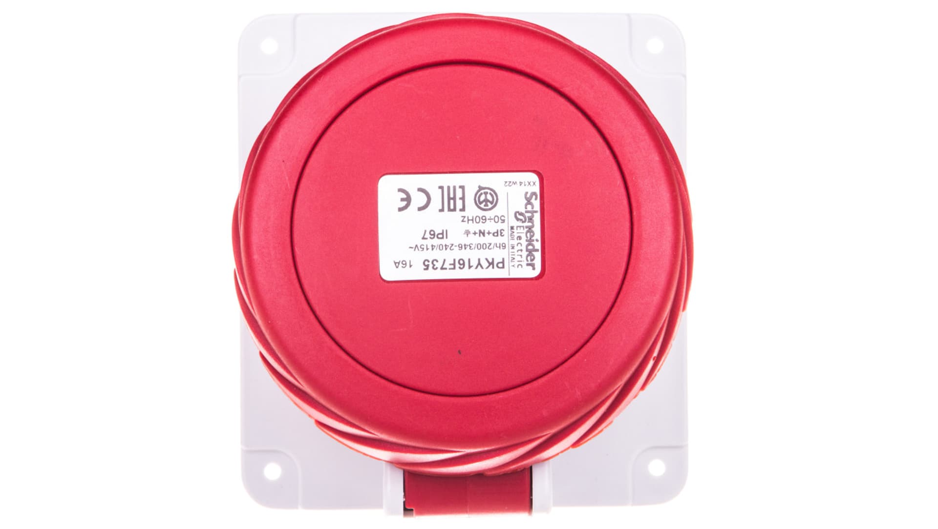 

Gniazdo tablicowe 5P 16A 400V czerwone IP67 PKY16F735