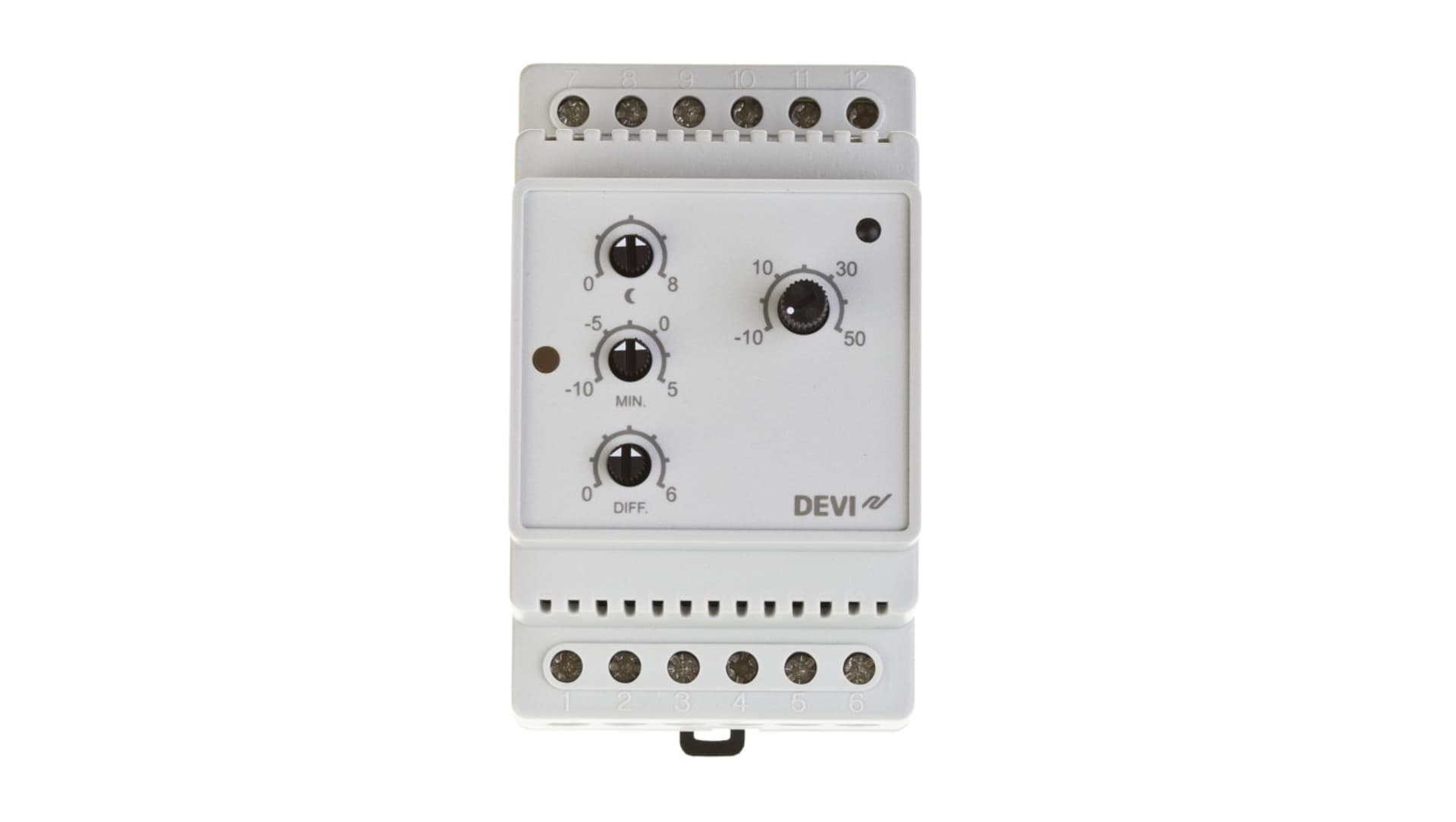 

Termostat DEVIreg 316 230V 16A -10-50C IP20 140F1075