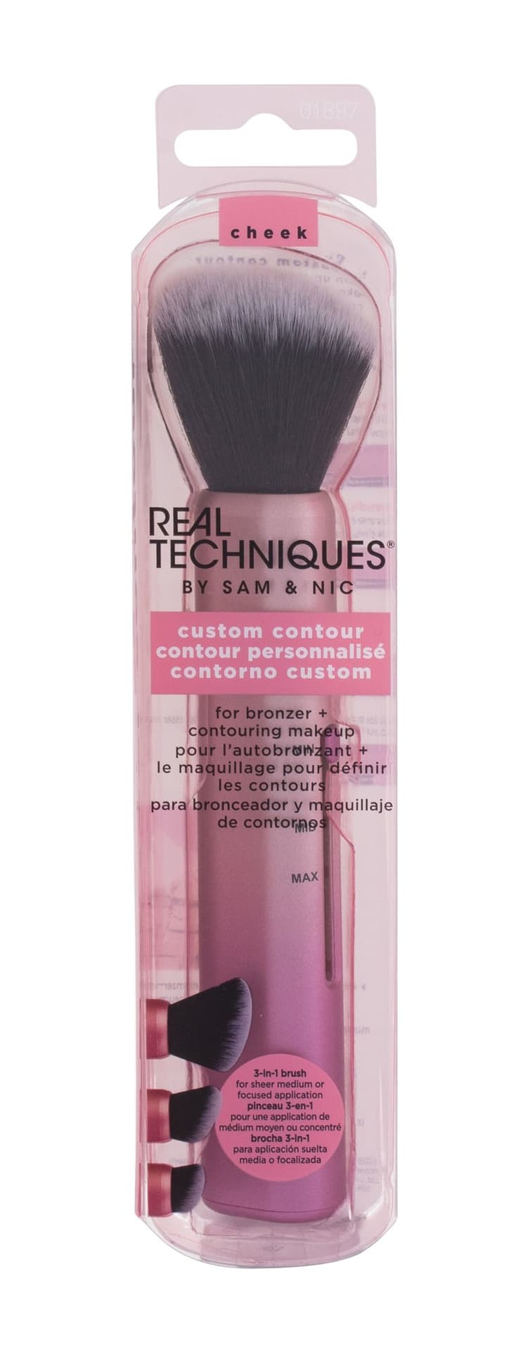 

Real Techniques Custom Contour Brushes 3 in 1 Pędzel do makijażu 1 szt (W)