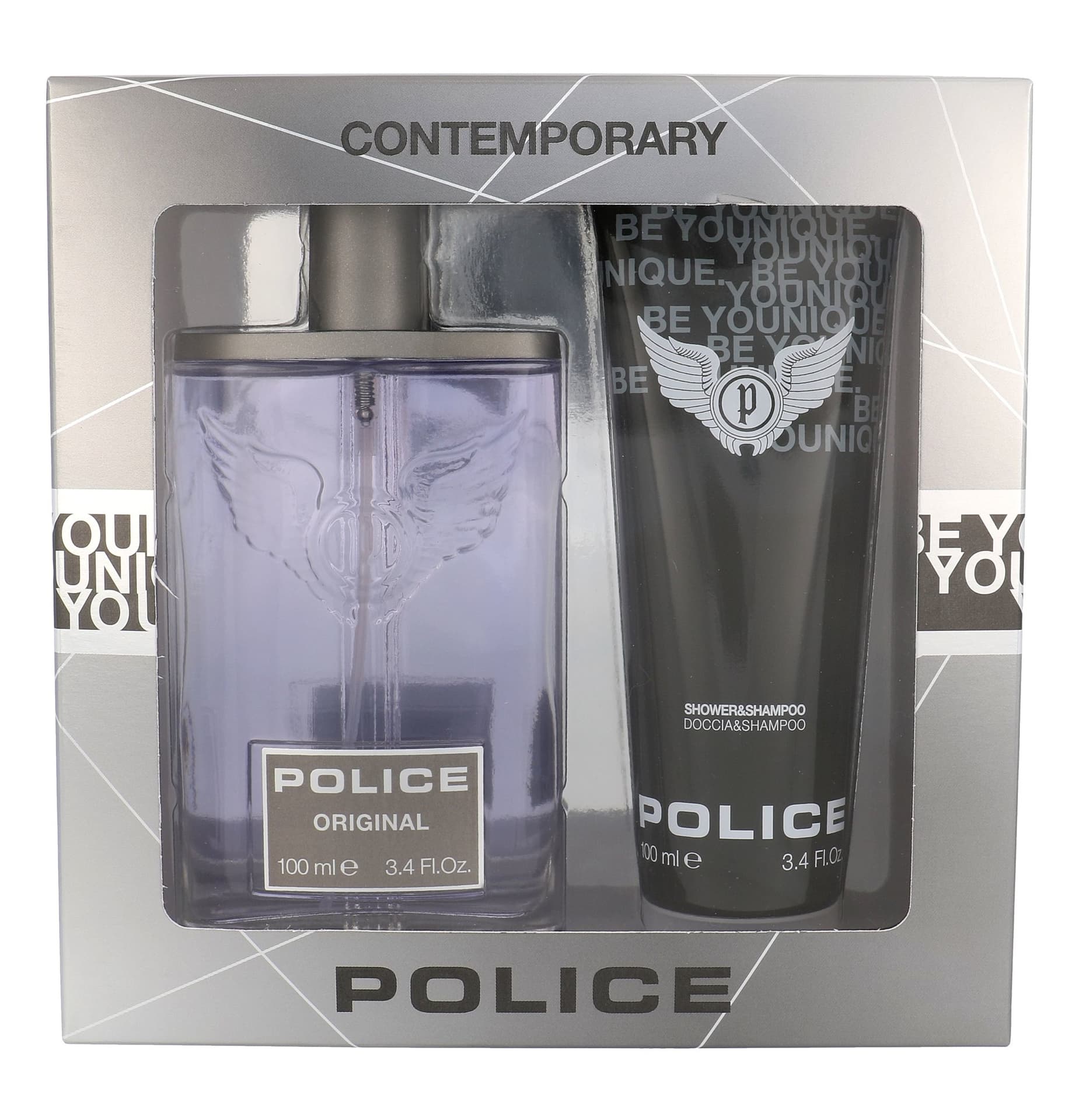 

Police Original EDT 100ml EDT 100ml + Żel pod prysznic 100ml (M) Uszkodzone pudełko, M) uszkodzone pudełk