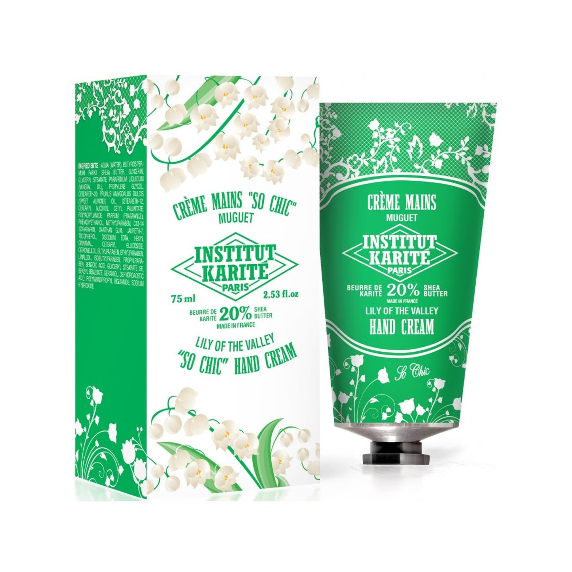

Institut Karite Lily Of The Valley Shea Hand Cream Krem do rąk 75ml (W)