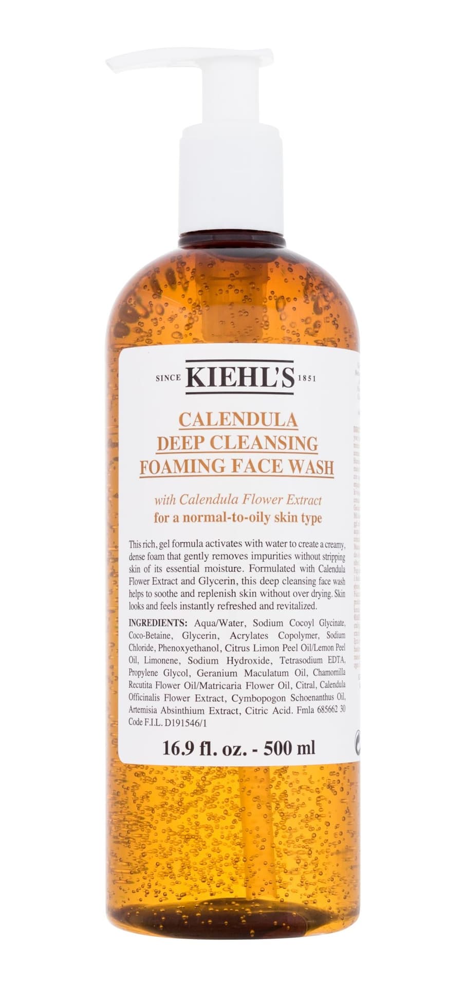 

Kiehl´s Deep Cleansing Foaming Face Wash Calendula Żel oczyszczający 500ml (W)