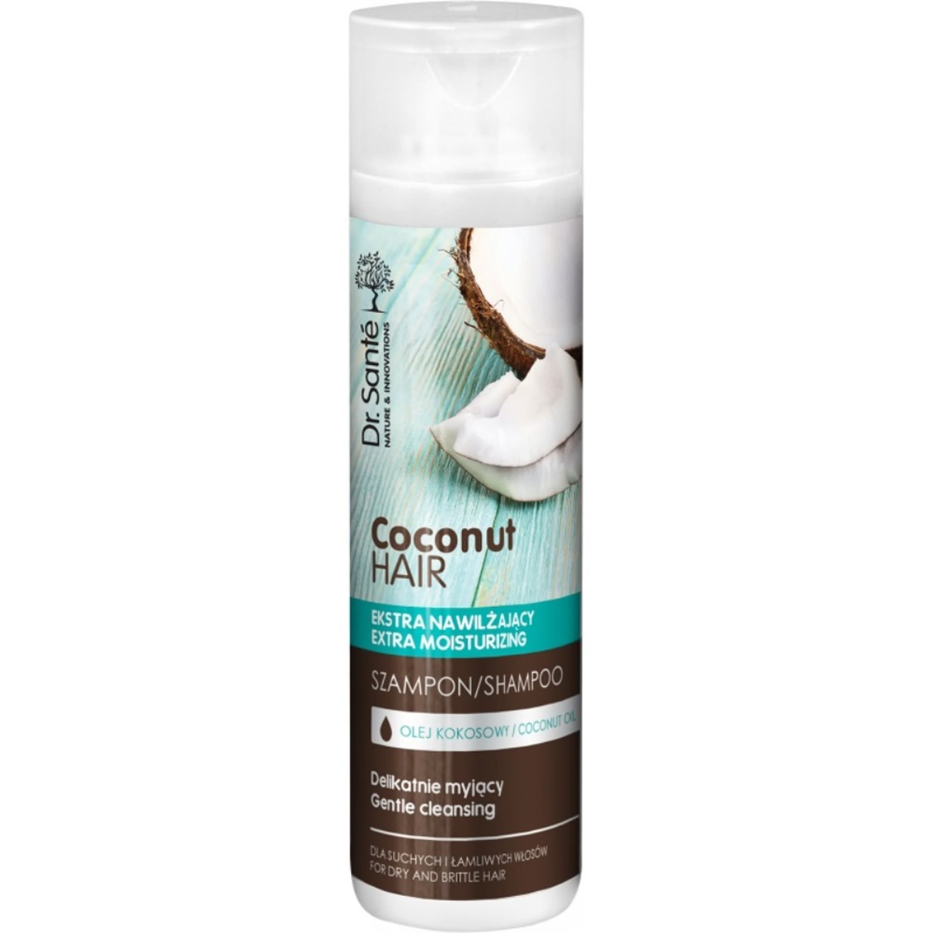 

Dr. Sante Coconut Hair Shampoo szampon ekstra nawilżający z olejem kokosowym dla suchych i łamliwych włosów 250ml