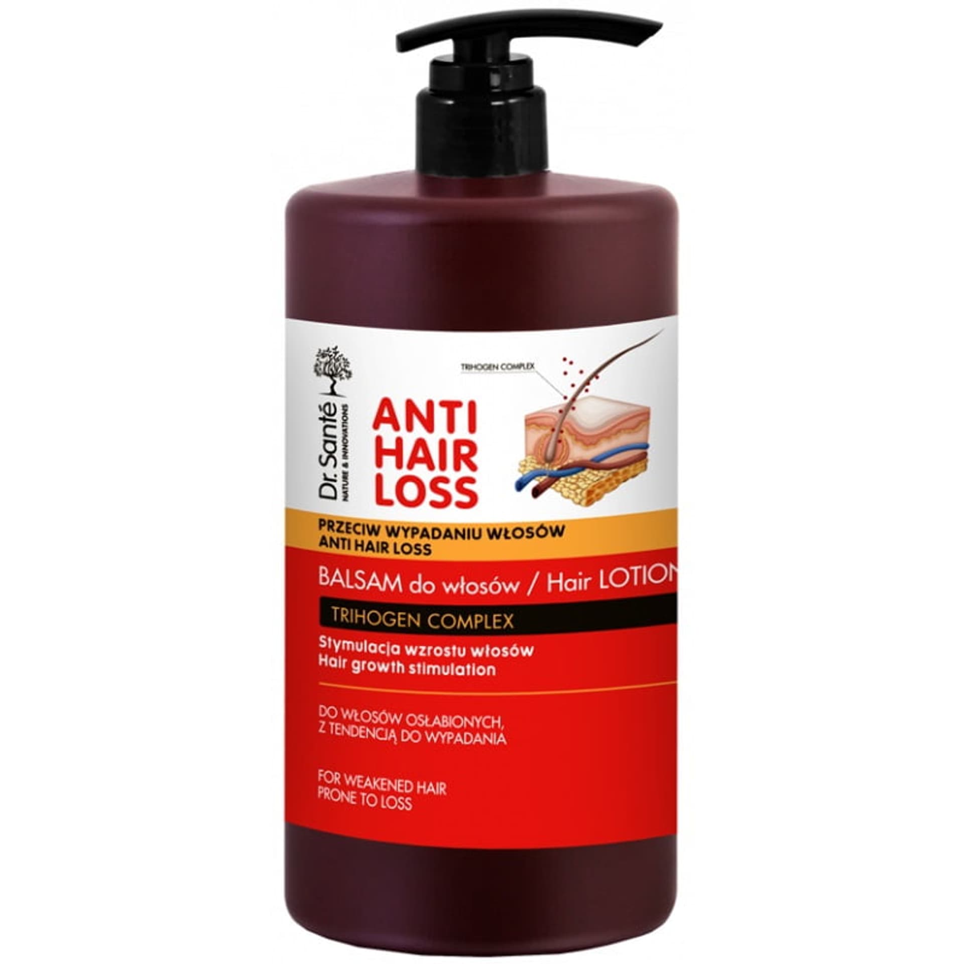 

Dr. Sante Anti Hair Loss Hair Lotion balsam stymulujący wzrost włosów przeciw wypadaniu 1000ml