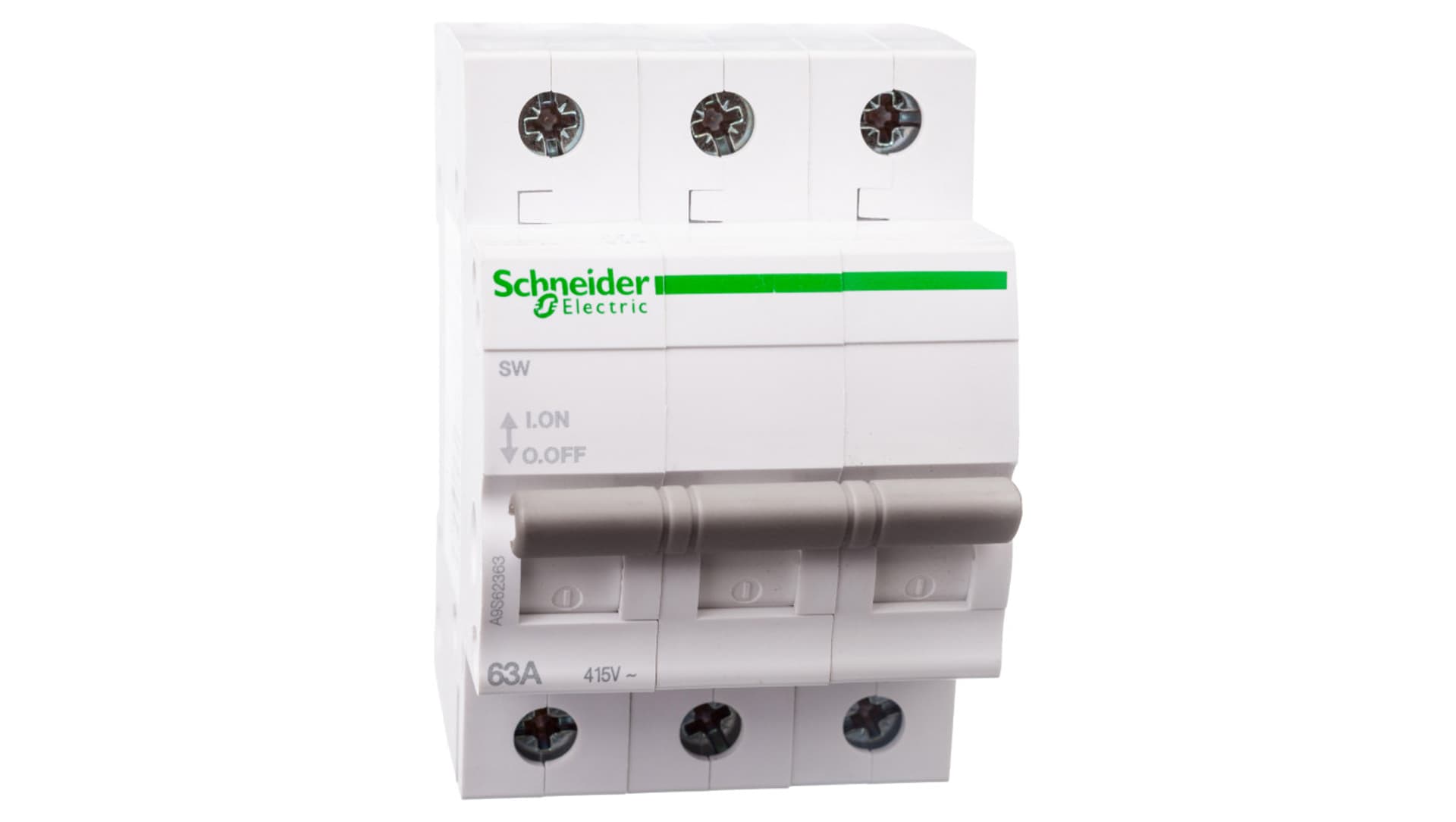 

Rozłącznik modułowy 63A 3P SW-63-3 A9S62363