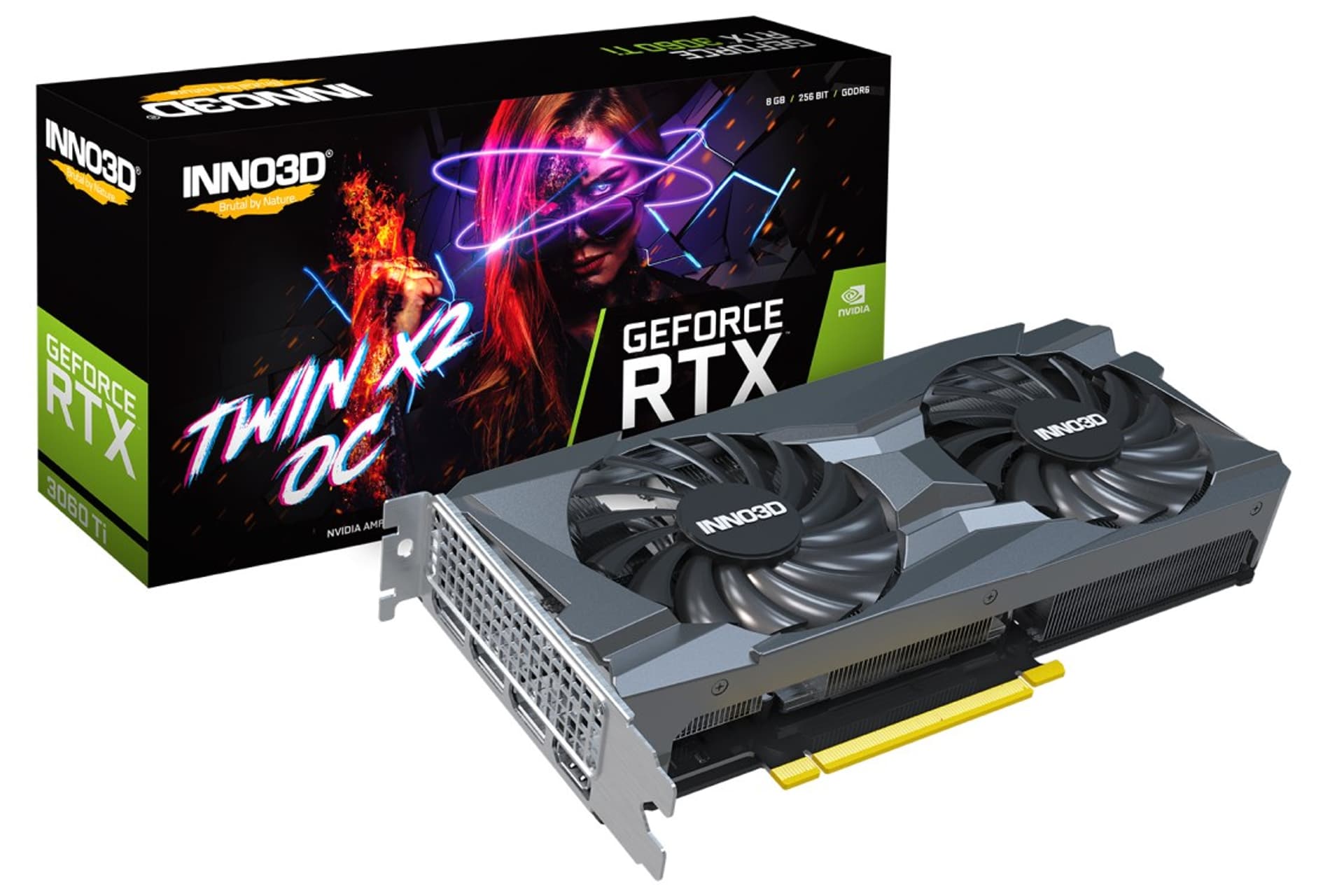

Karta graficzna INNO3D GeForce RTX 3060 Ti TWIN X2 OC LHR 8GB GDDR6