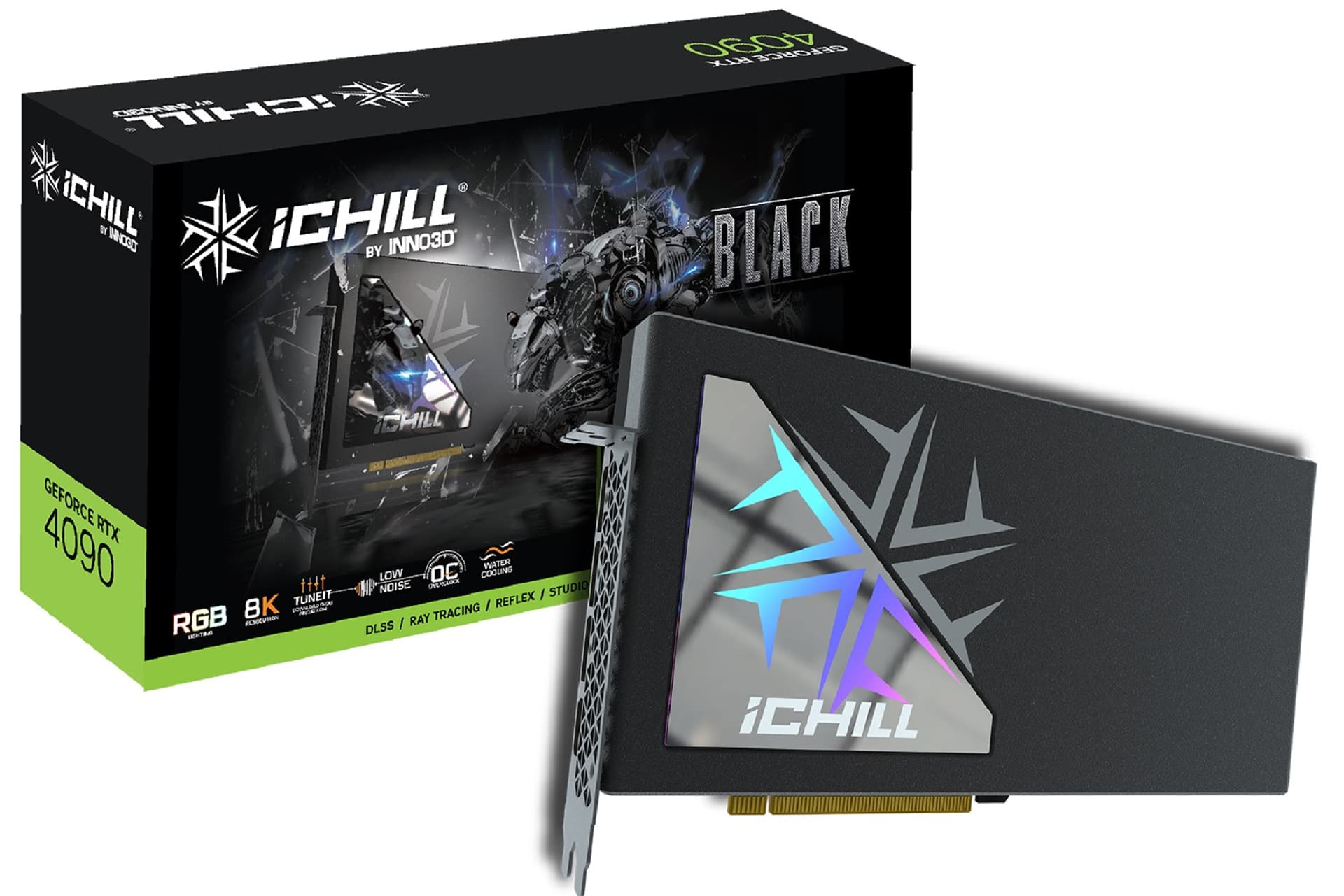 

Karta graficzna INNO3D GeForce RTX 4090 iCHILL BLACK 24GB GDDR6X DLSS 3