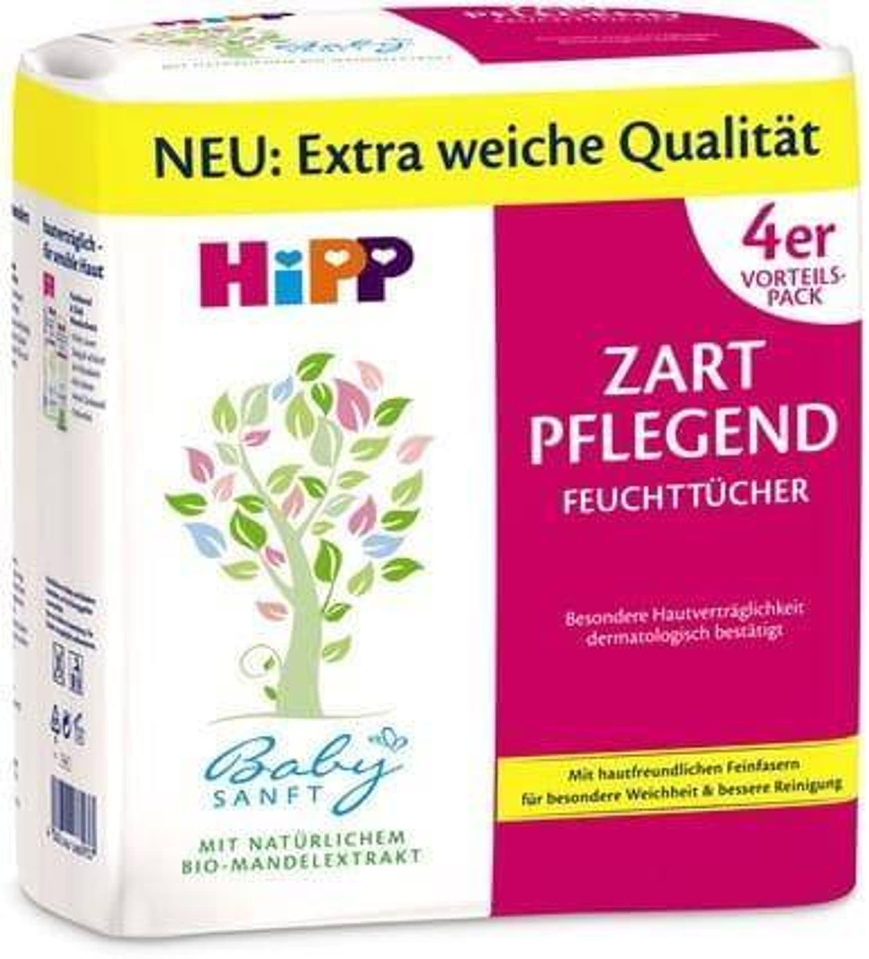 

Hipp Zart Pflegend Chusteczki Nawilżone 224 szt.