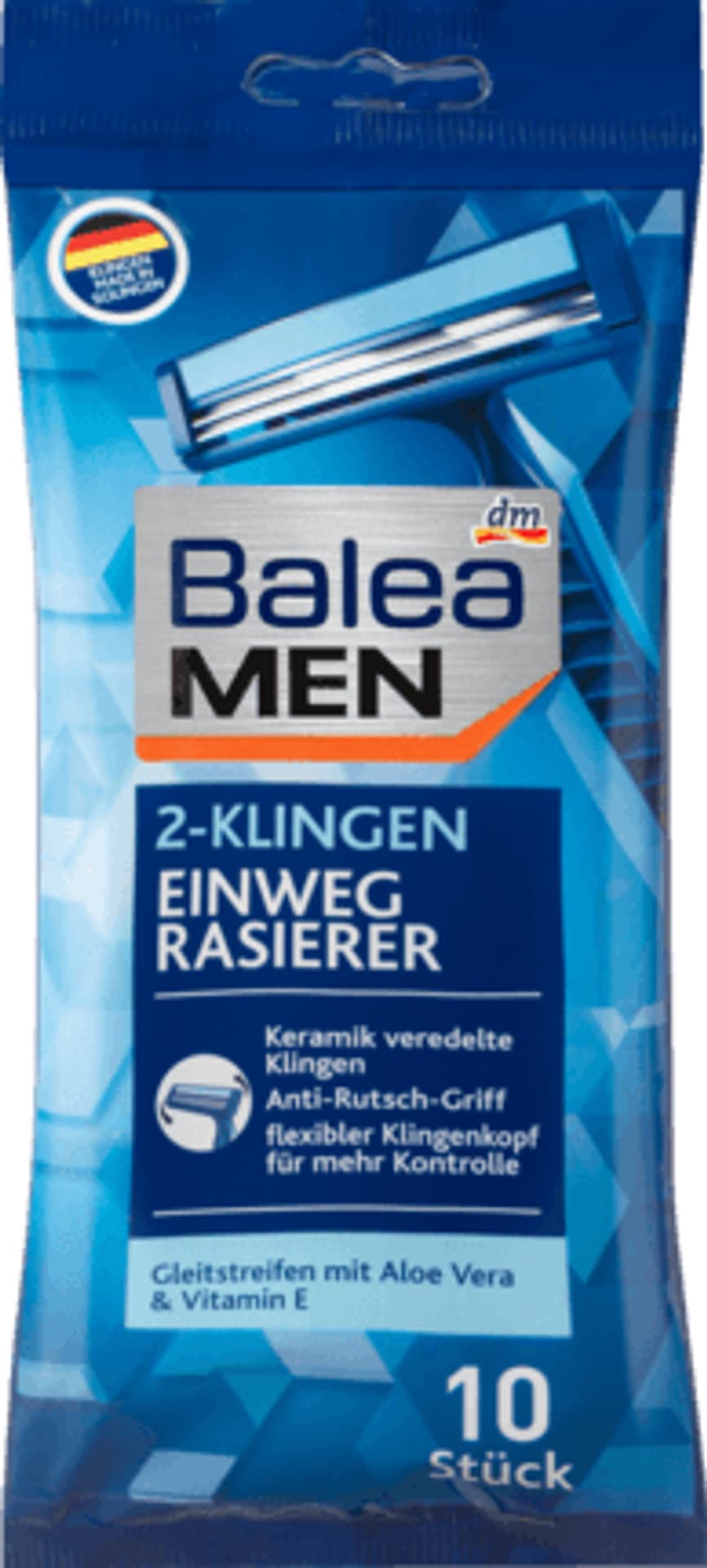 

Balea Men Jednorazowe Maszynki 2-ostrzowe 10 szt.