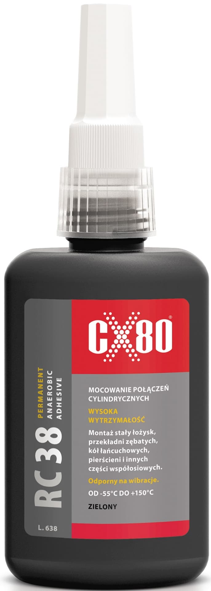 

KLEJ DO MONTAŻU ŁOŻYSK I PIERŚCIENI ZIELONY 50ML