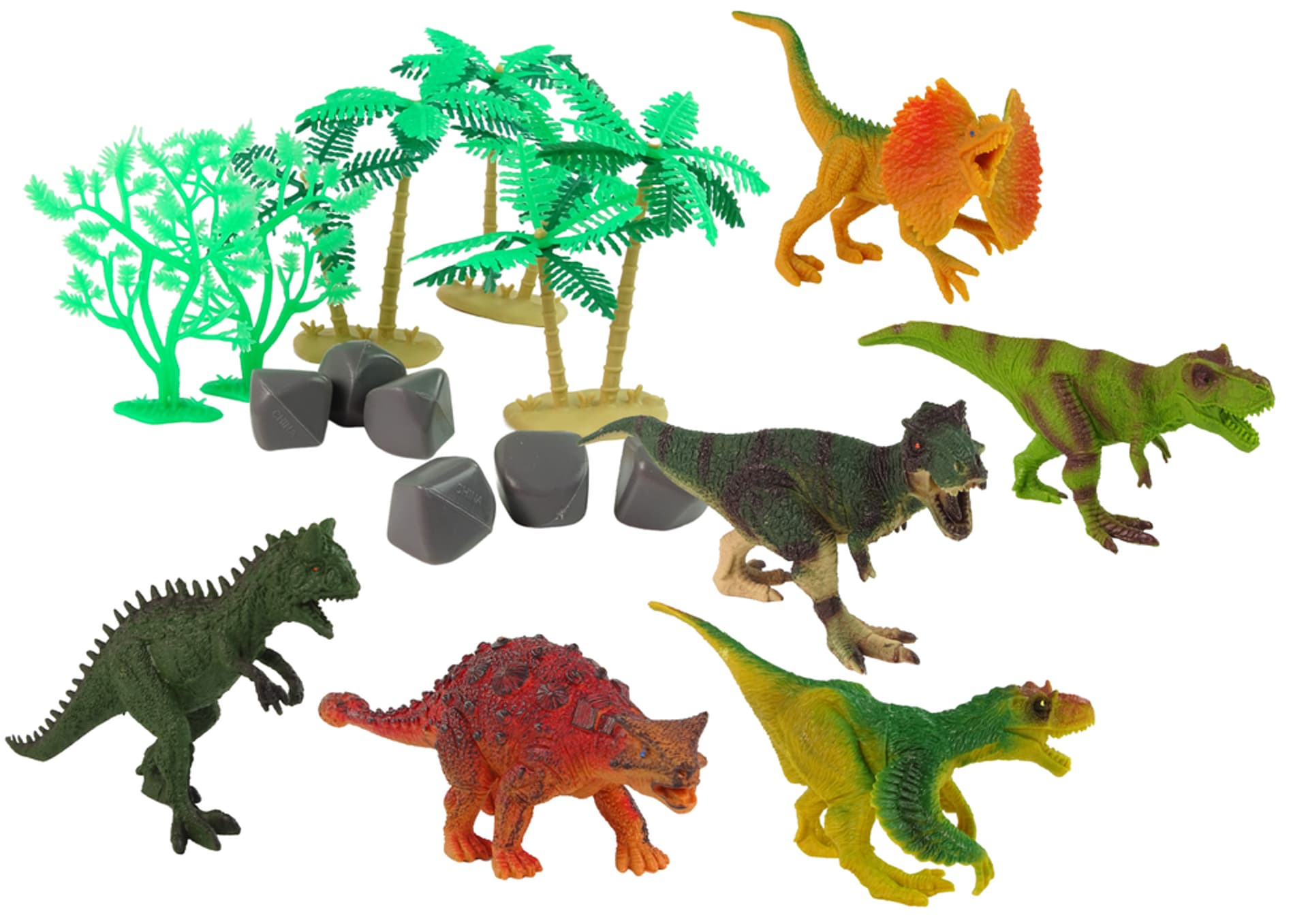 

Dinozaury Zestaw Figurek Park Akcesoria Pudełko 24 szt.