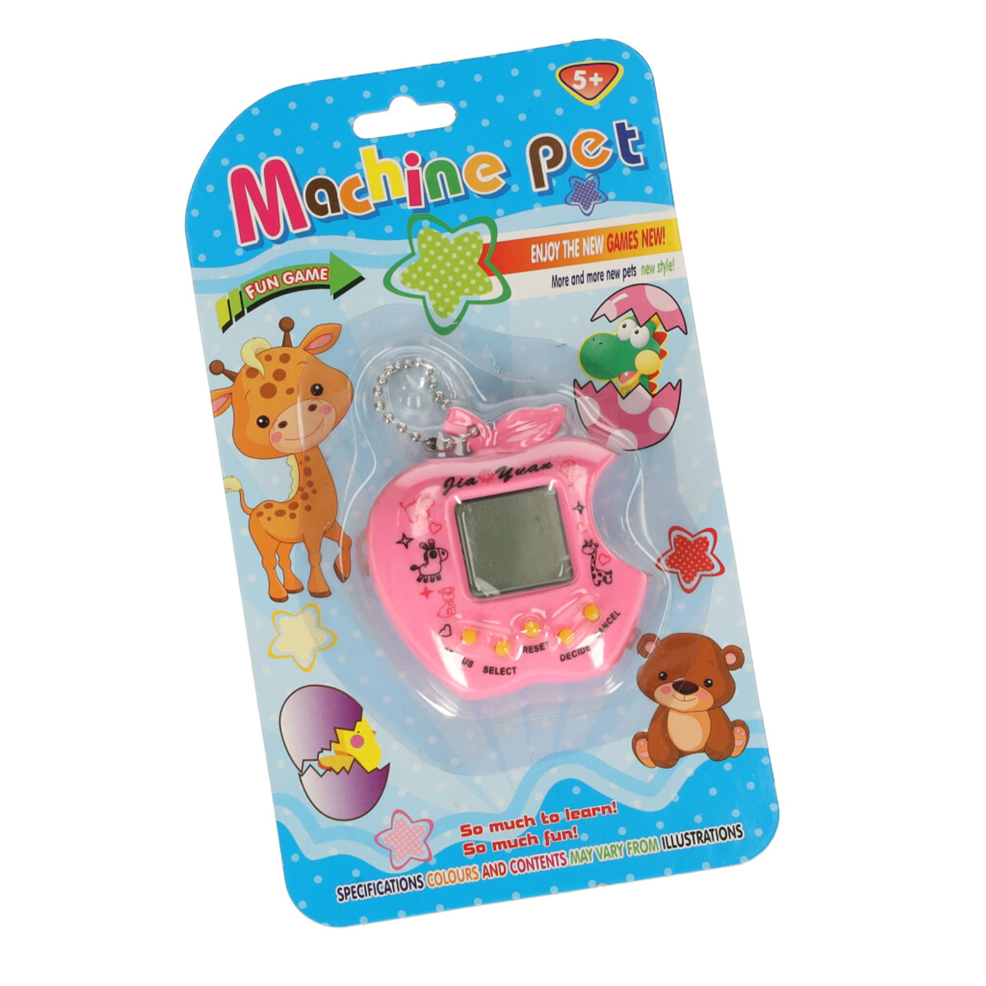 

Zabawka Tamagotchi elektroniczna gra jabłko różowe