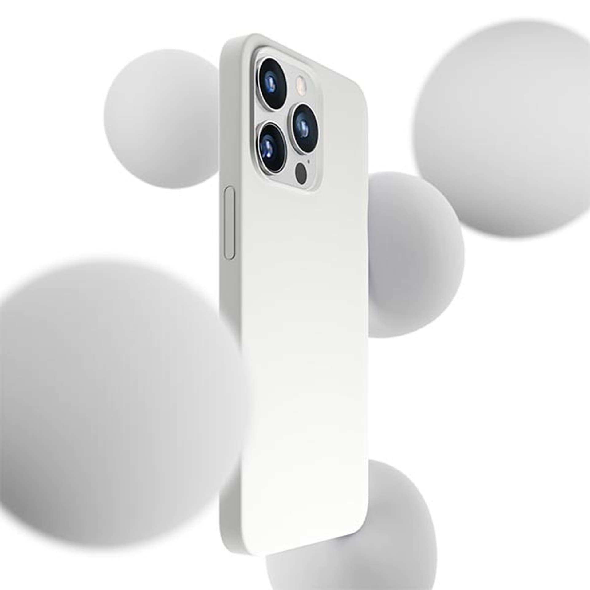 

3MK Hardy Case iPhone 13 Pro 6,1" srebrno-biały/silver-white MagSafe
