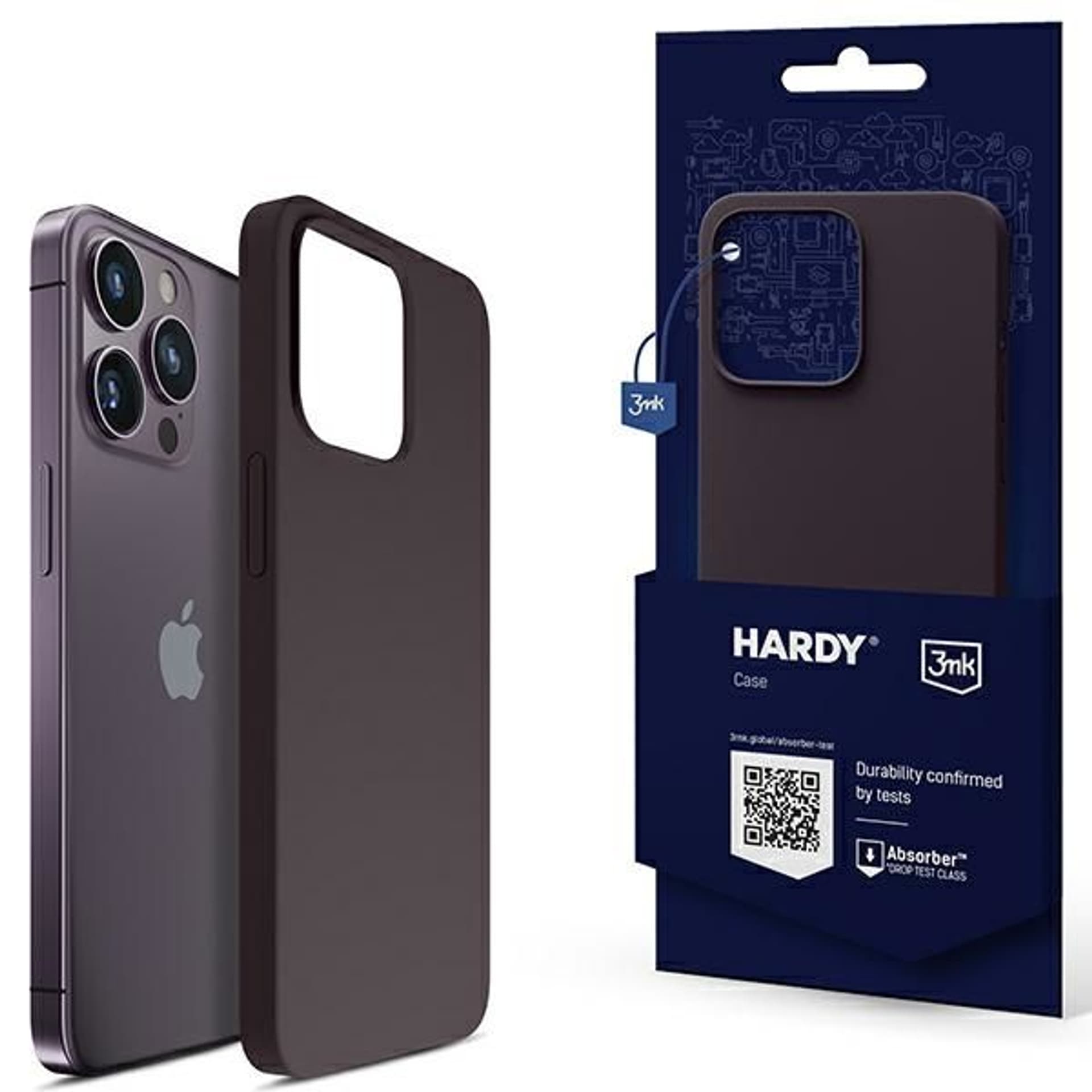 

Etui IPHONE 14 PRO 3mk Hardy MagCase Deep Purple