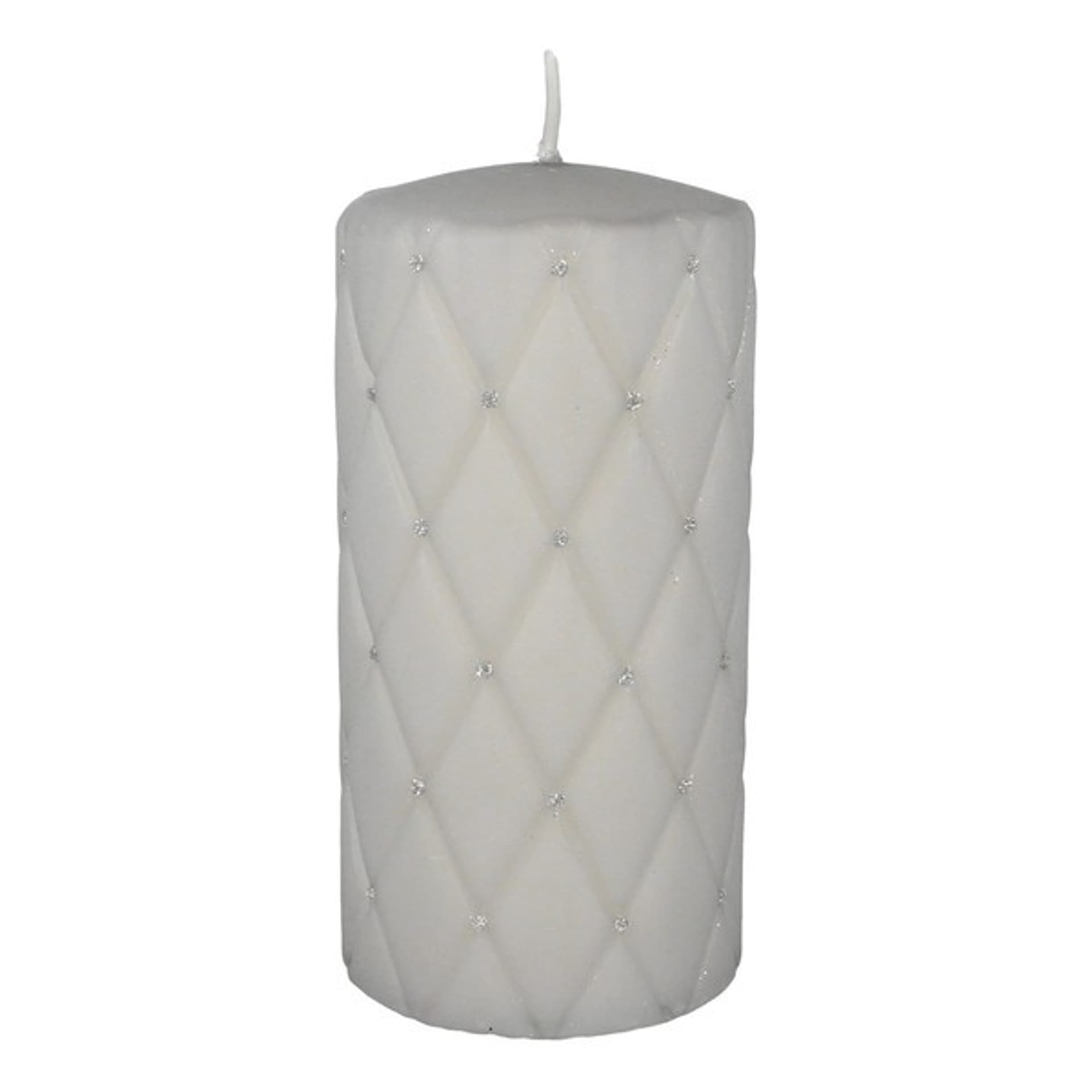 

Świeca FLORENCJA mat walec duży parafin 7xh18cm szara
