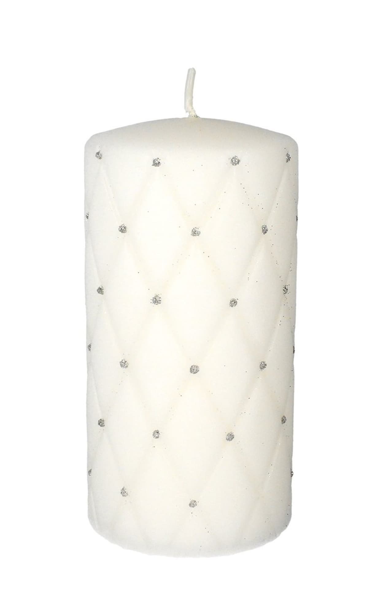

Świeca FLORENCJA mat walec duży parafin 7xh18cm biała