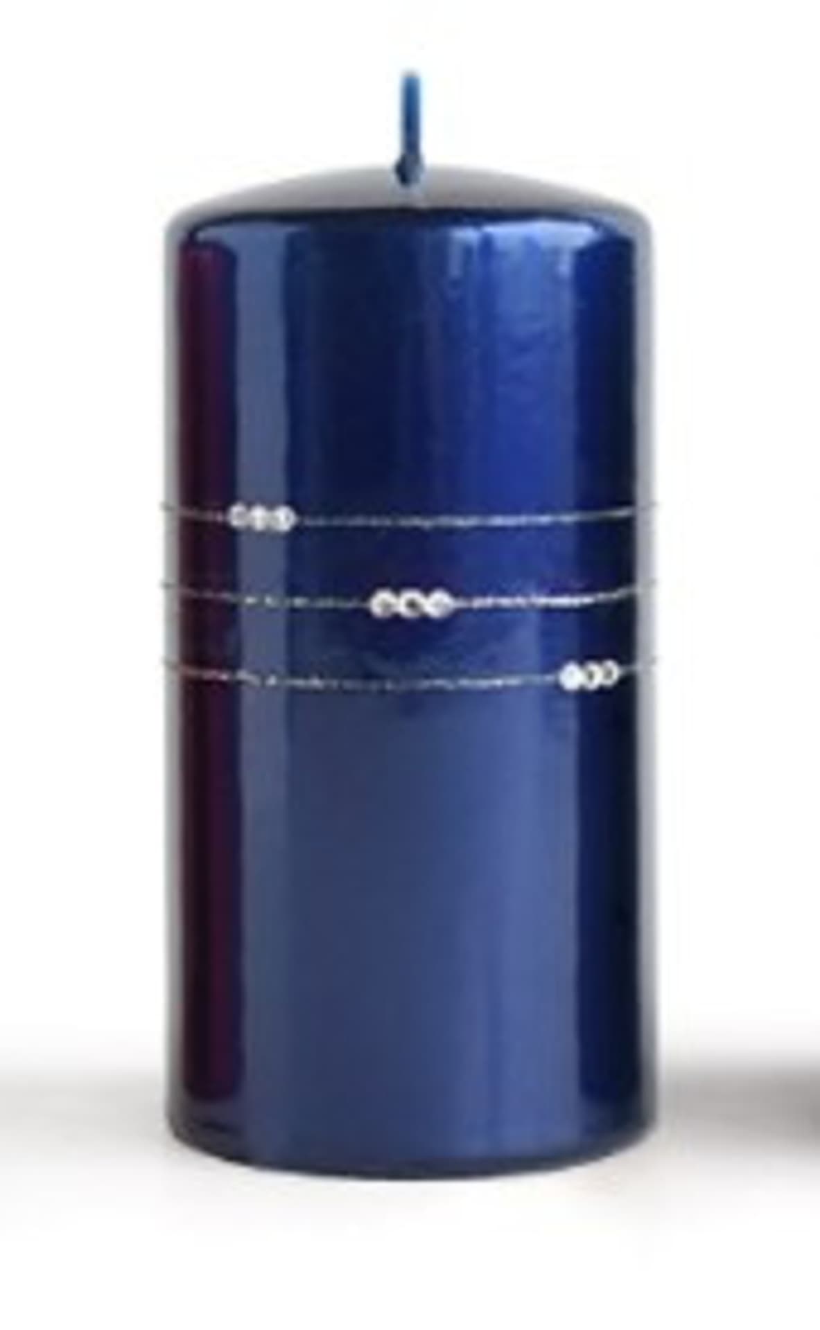 

Świeca KOLIA MET walec średni 7xh14cm granatowa