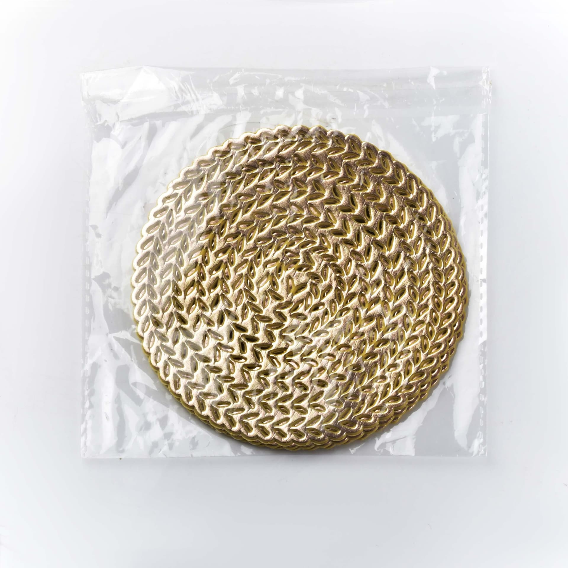 

LEILA Komplet 4 podstawek pod kubek 10,5xh0,10cm