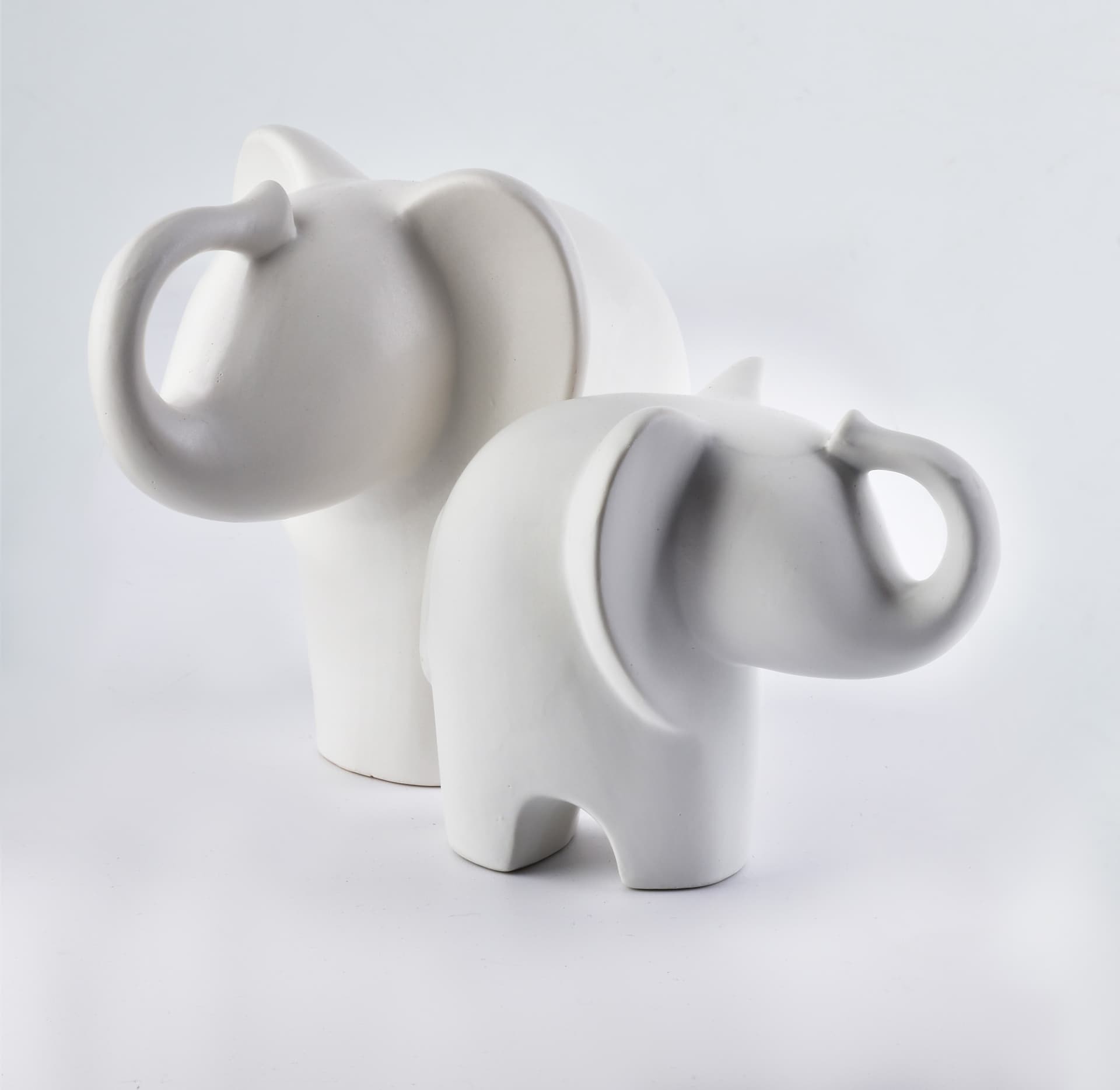 

MIA WHITE Figura słoń 15x10xh12cm
