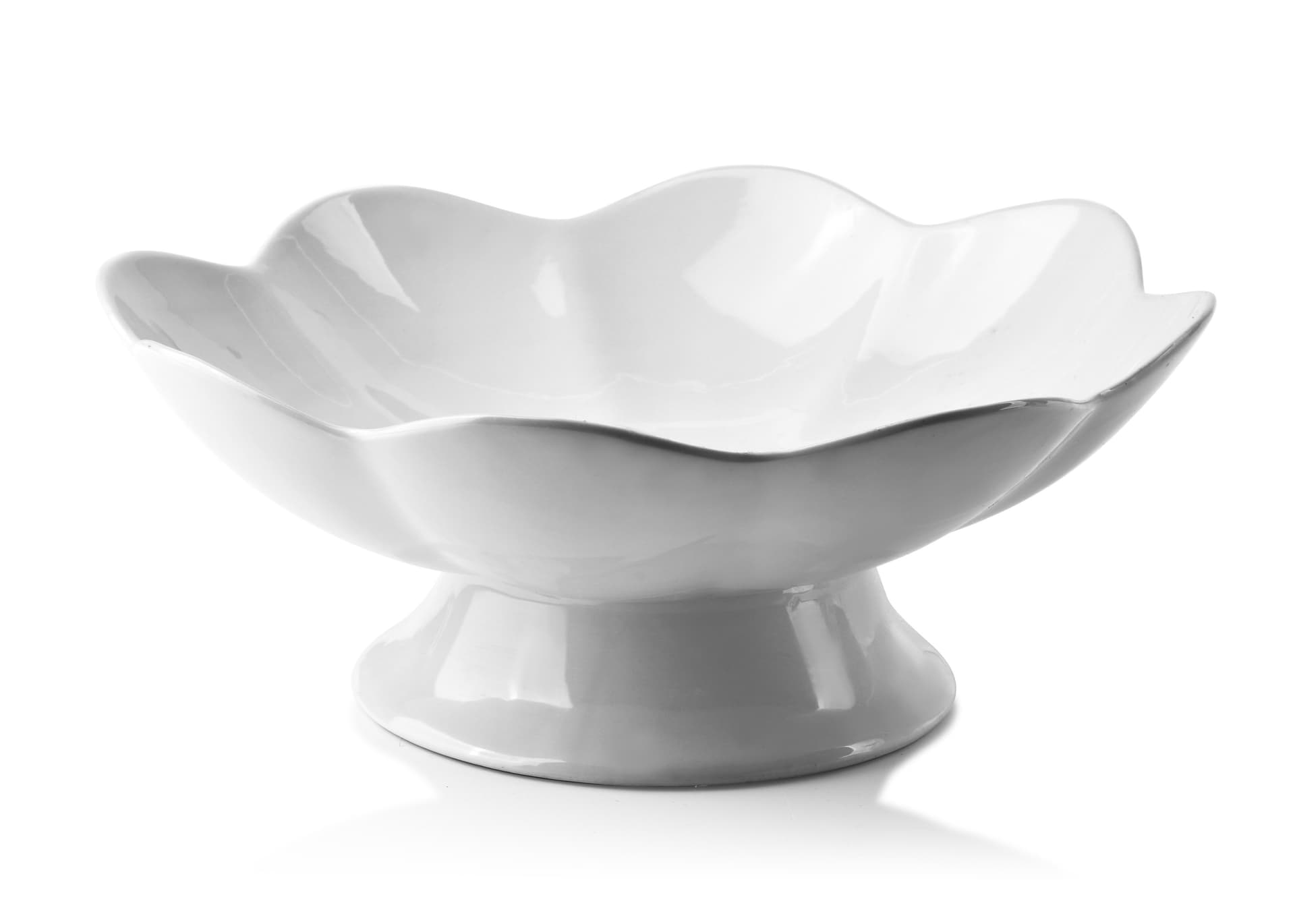 

BASIC Patera na nodze 25xh9,5cm kwiat muszla