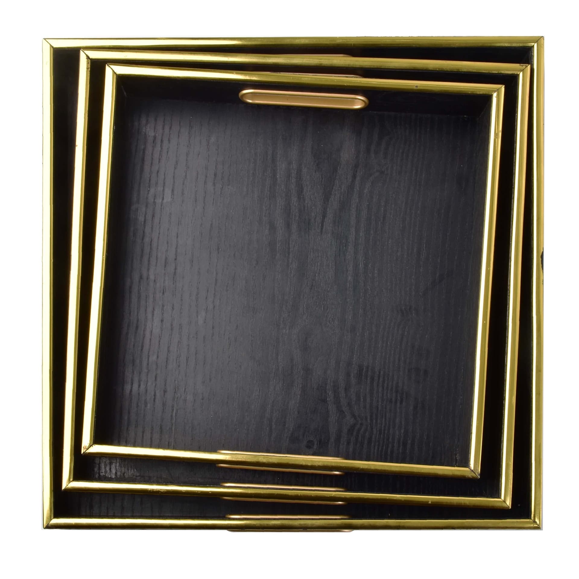 

BLANCHE Komplet 3 tac kwadratowych L:38X38X4,5CM M:34X34X4,5CM S:30X30X4,5CM