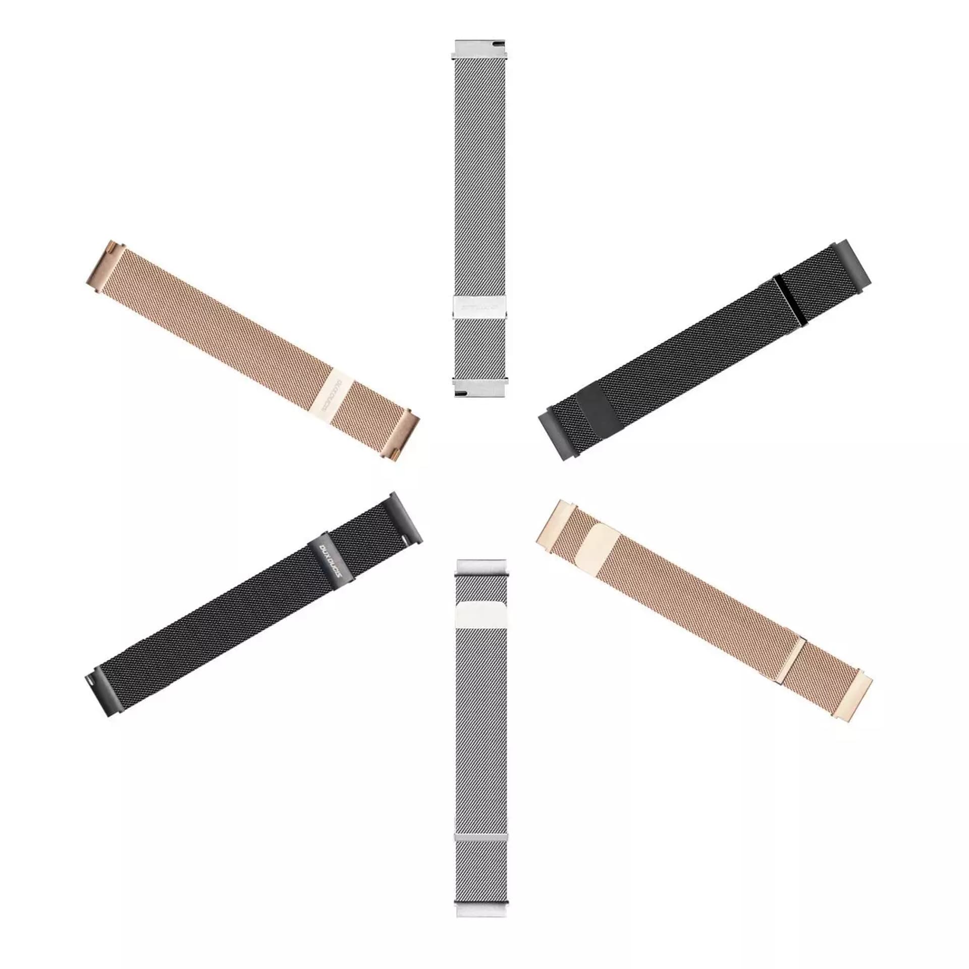 

Pasek Dux Ducis Magnetic Strap Samsung Galaxy Watch/Huawei Watch/Honor Watch (20mm) srebrny (Milanese Version)